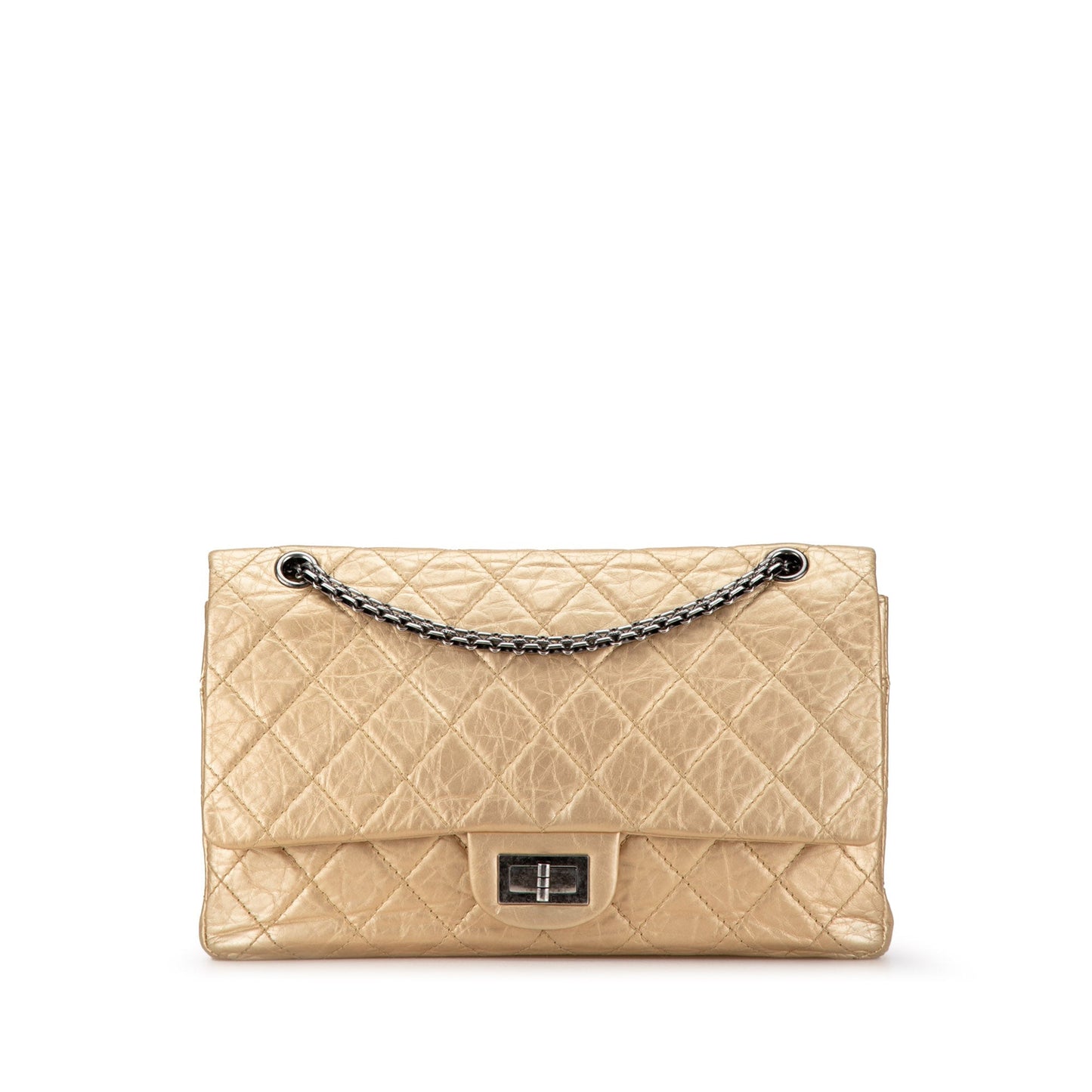 Chanel Reissue 2.55 Aged Calfskin Double Flap 227 Gold