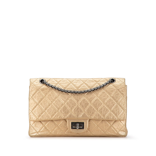 Chanel Reissue 2.55 Aged Calfskin Double Flap 227 Gold