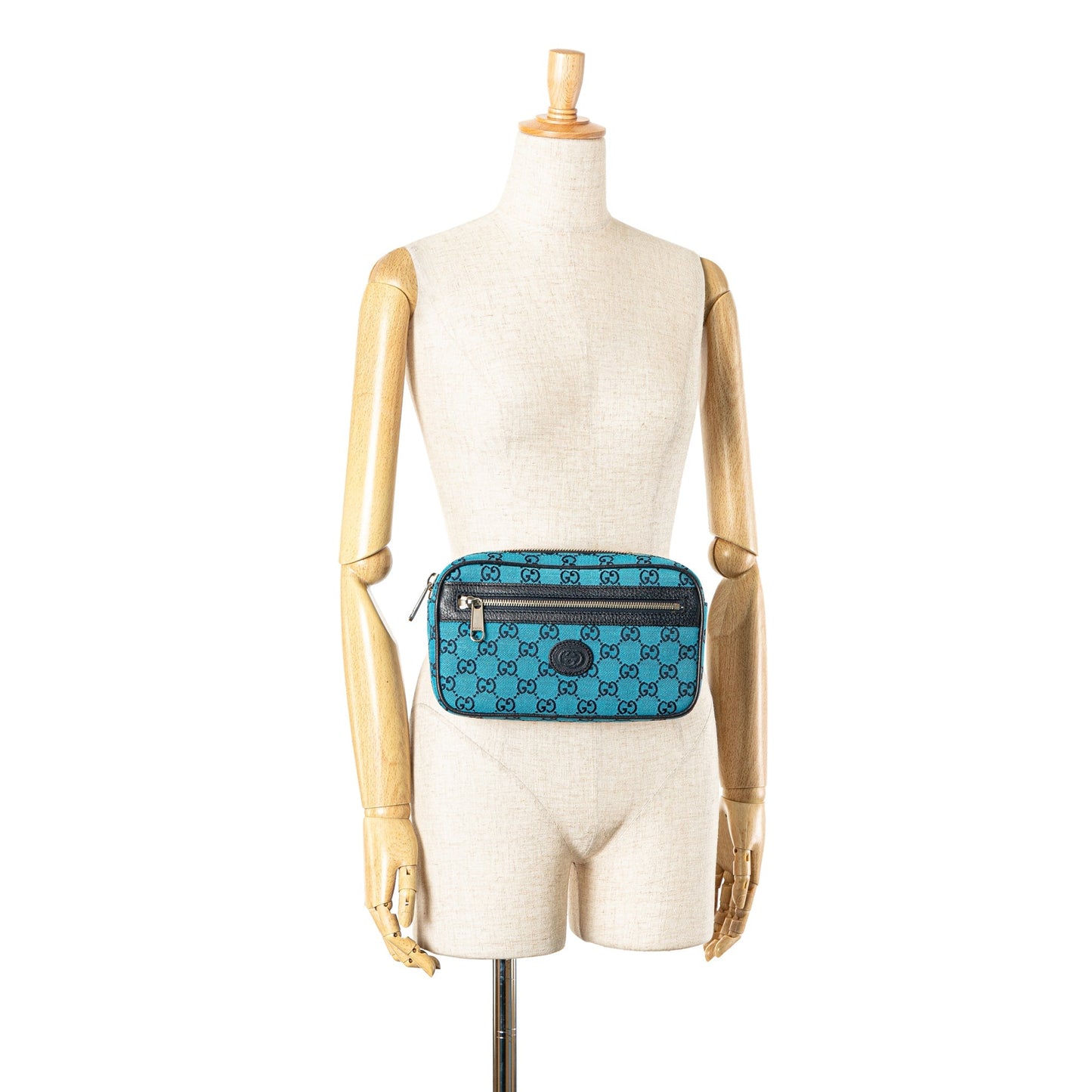 Gucci GG Canvas Belt Bag Blue