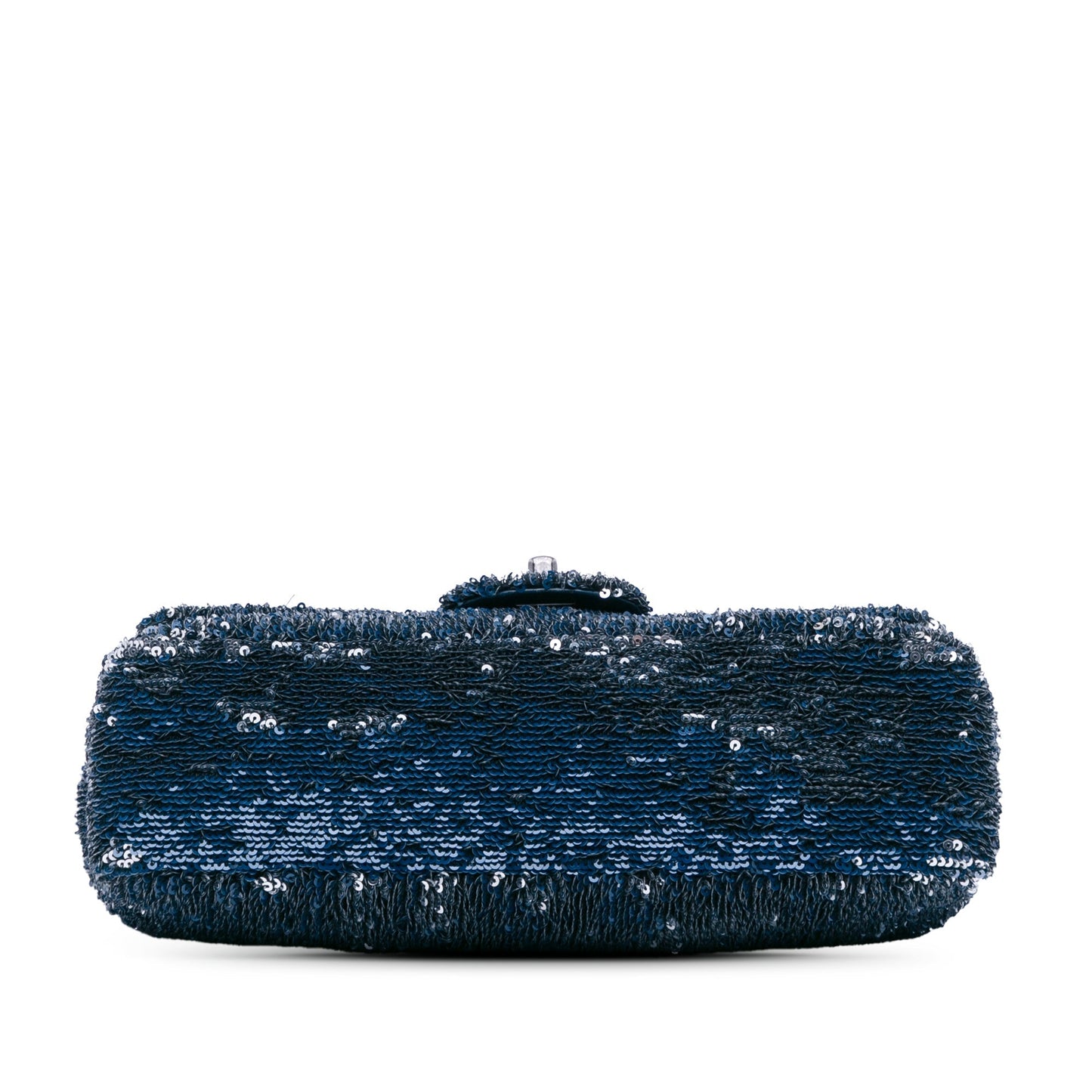 Chanel Paris Cuba Medium Sequin Coco Cuba Single Flap Blue