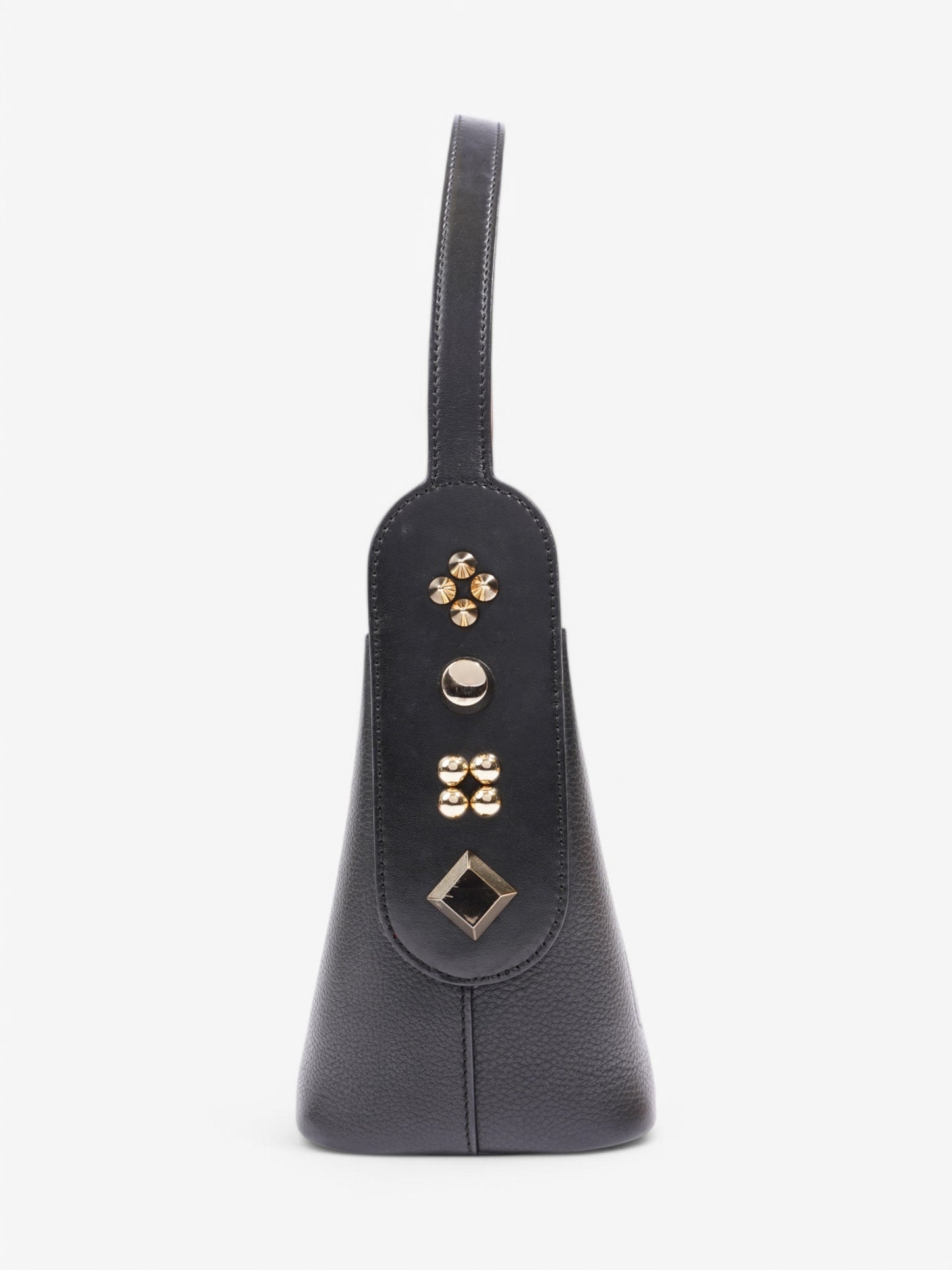 Christian Louboutin Carasky Mini Bucket Bag Black Leather