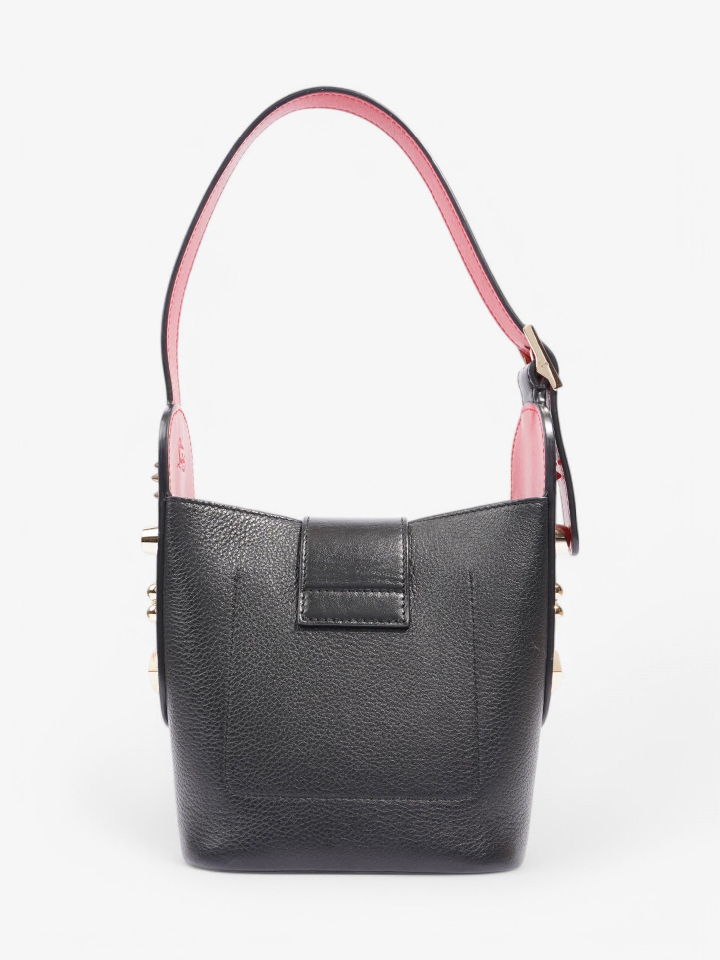 Christian Louboutin Carasky Mini Bucket Bag Black Leather
