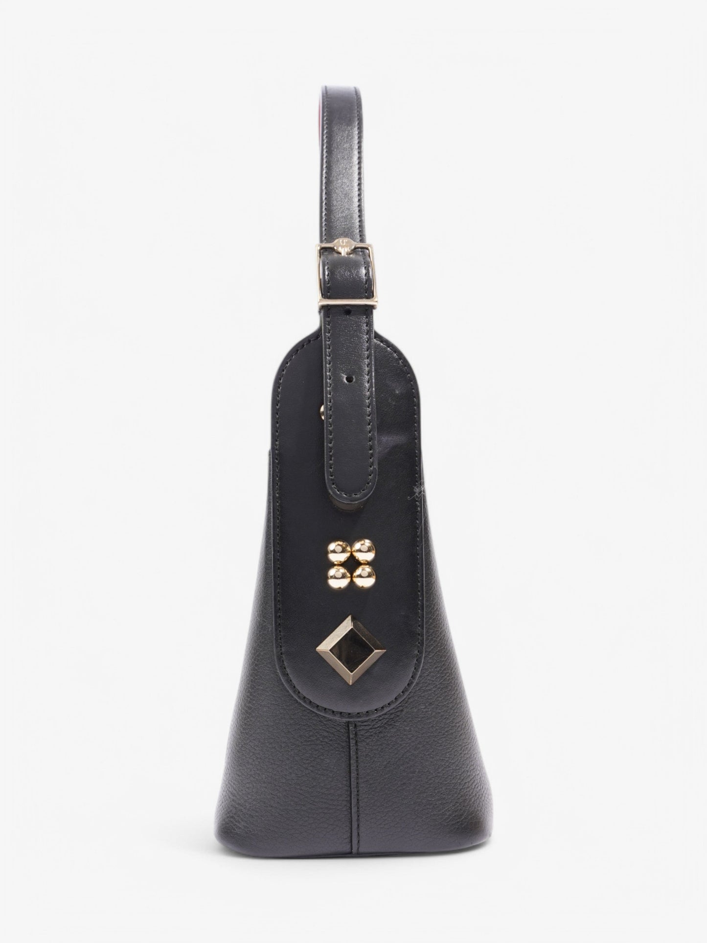 Christian Louboutin Carasky Mini Bucket Bag Black Leather