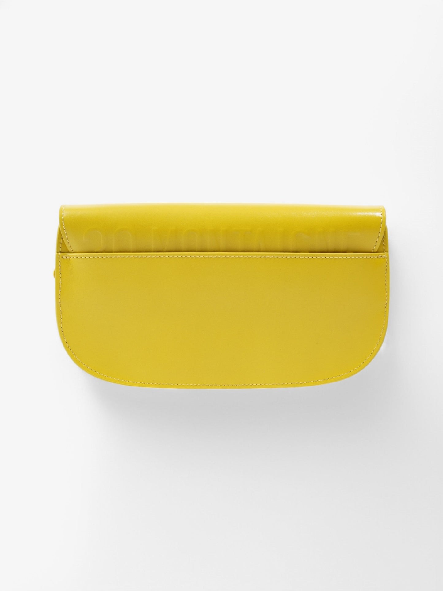 Christian Dior East West Handbag Yellow Leather