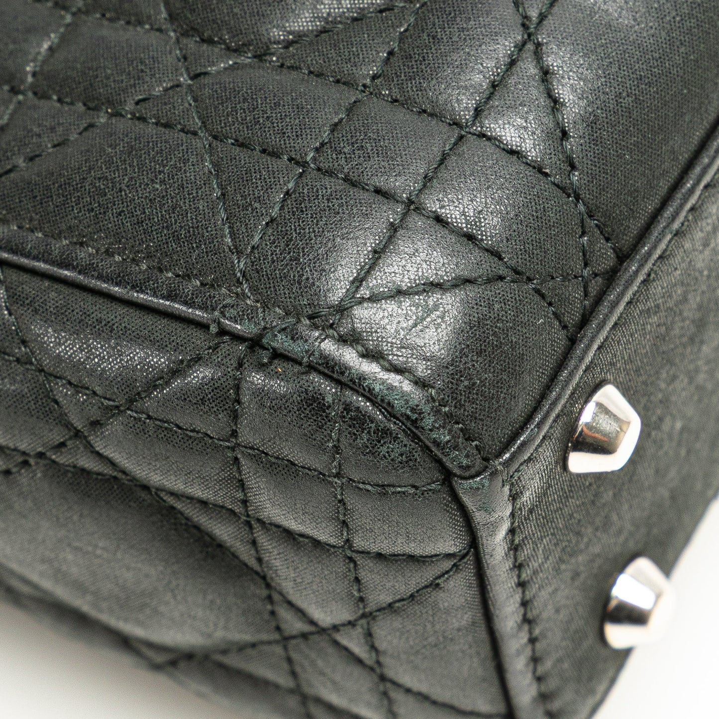 Dior Mini Lambskin Cannage Lady Dior Black