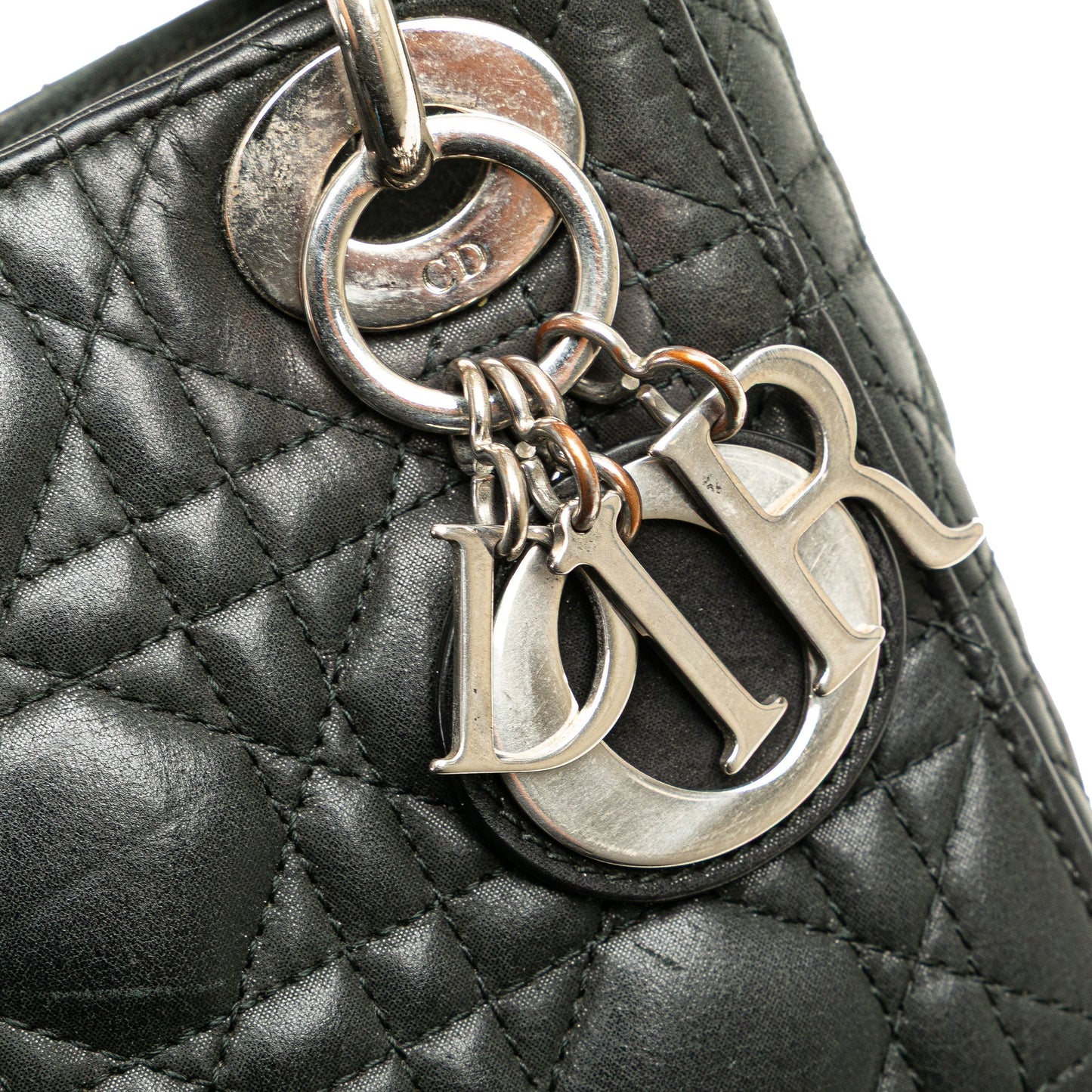 Dior Mini Lambskin Cannage Lady Dior Black
