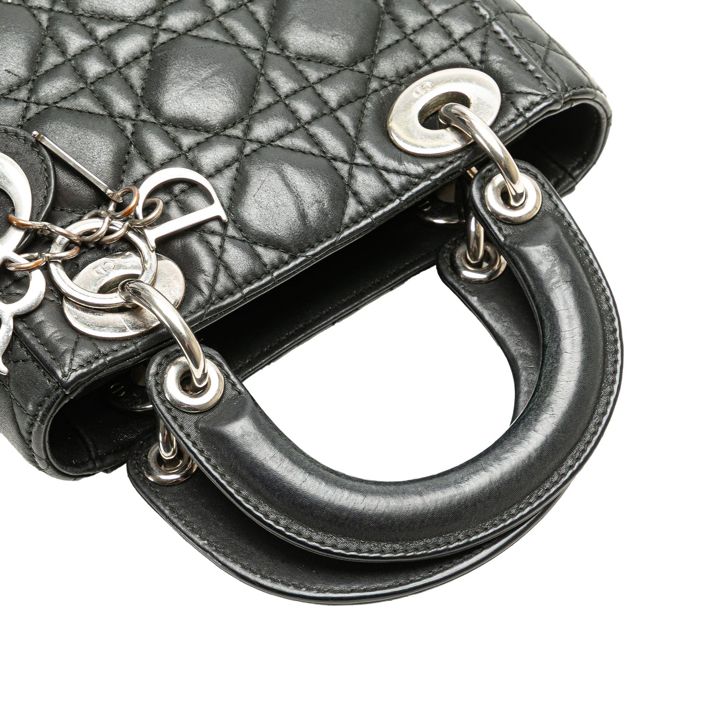 Dior Mini Lambskin Cannage Lady Dior Black