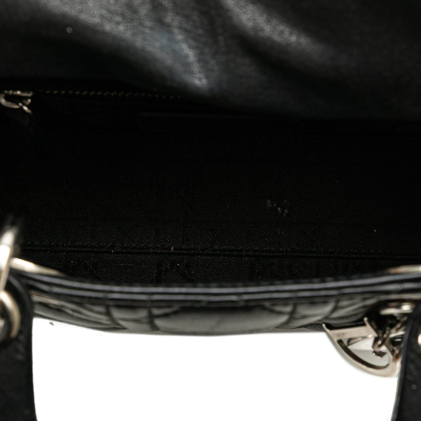 Dior Mini Lambskin Cannage Lady Dior Black