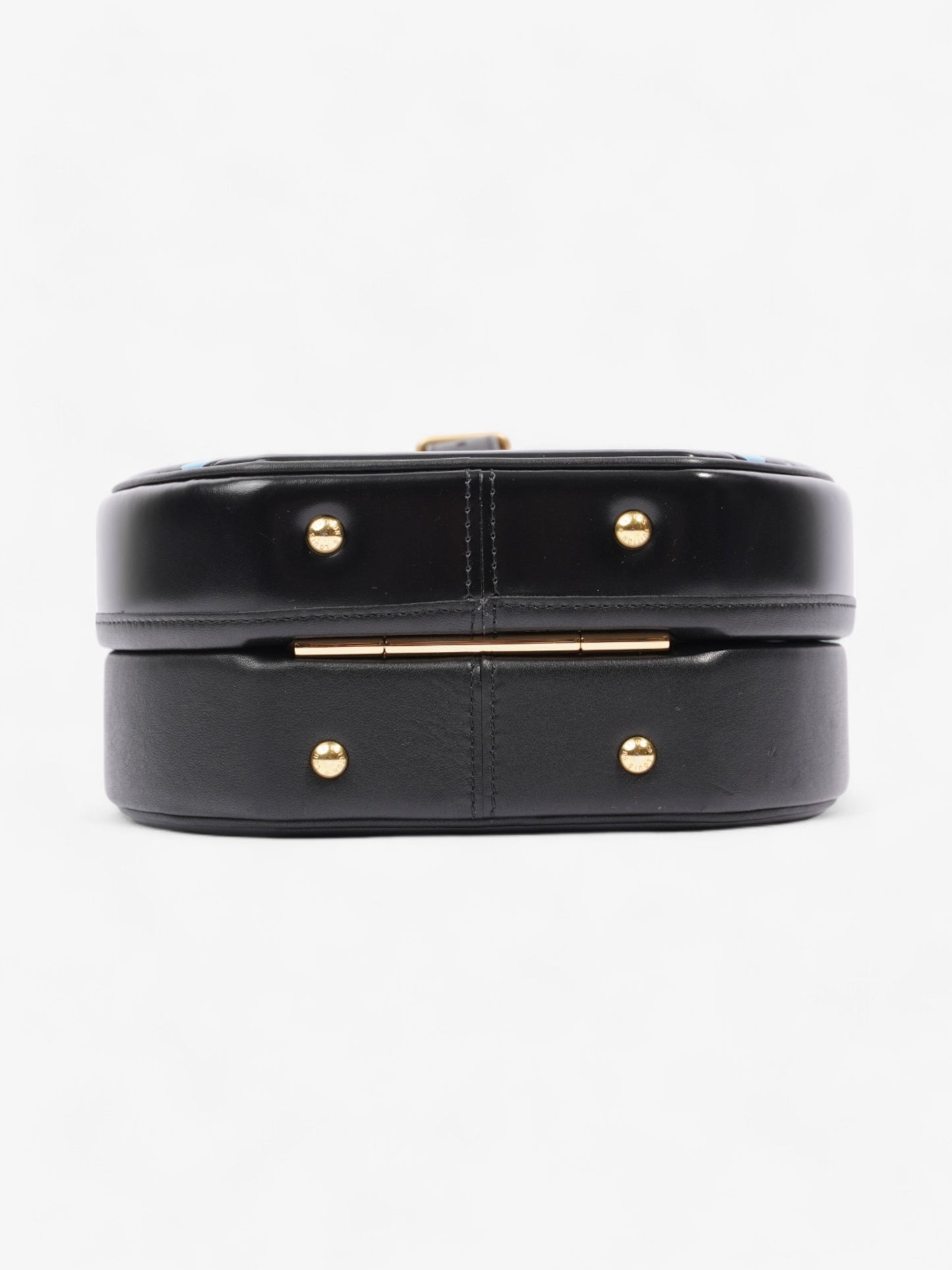 Louis Vuitton Anachro Bleu Petite Boite Chapeau Black / Blue Leather