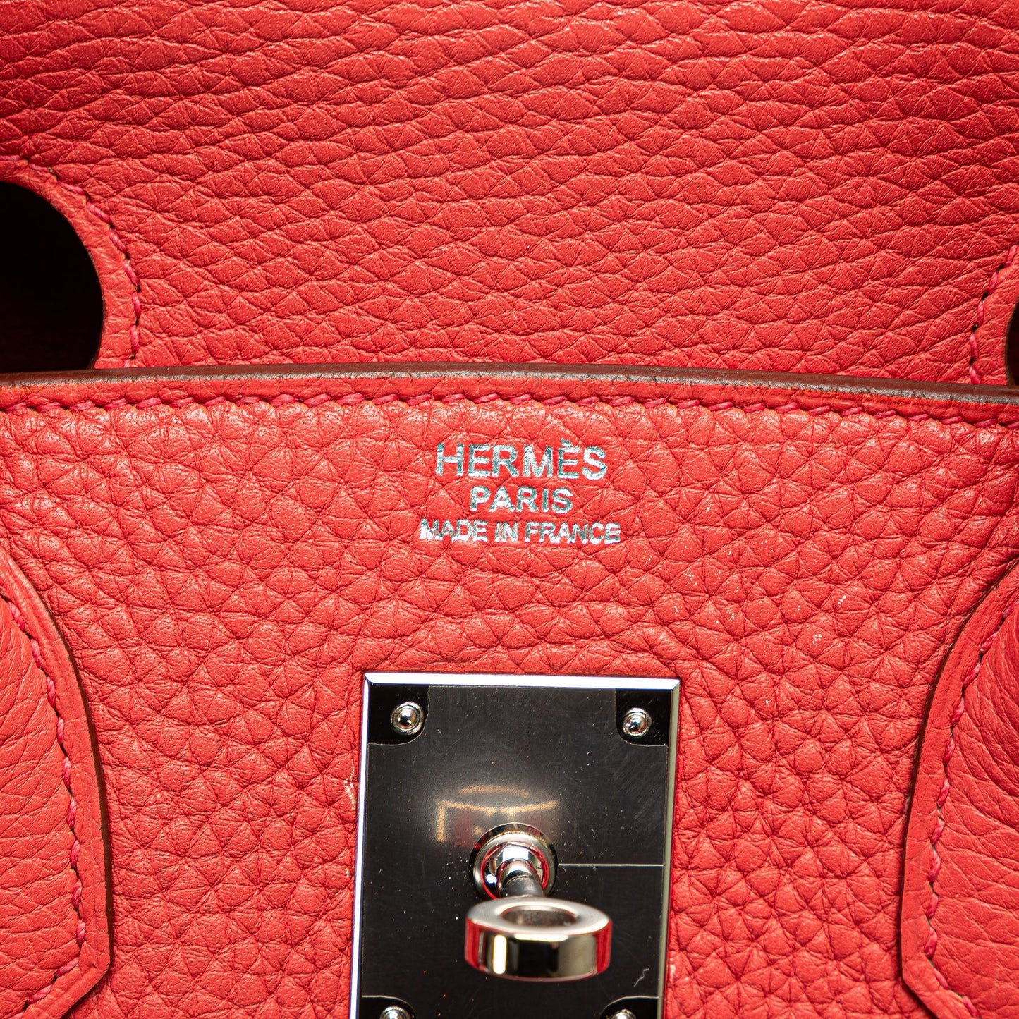 Hermès Clemence Birkin Retourne 30 Pink