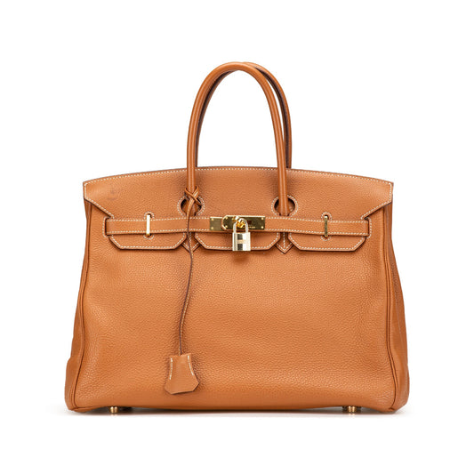 Hermès Togo Birkin Retourne 35 Brown