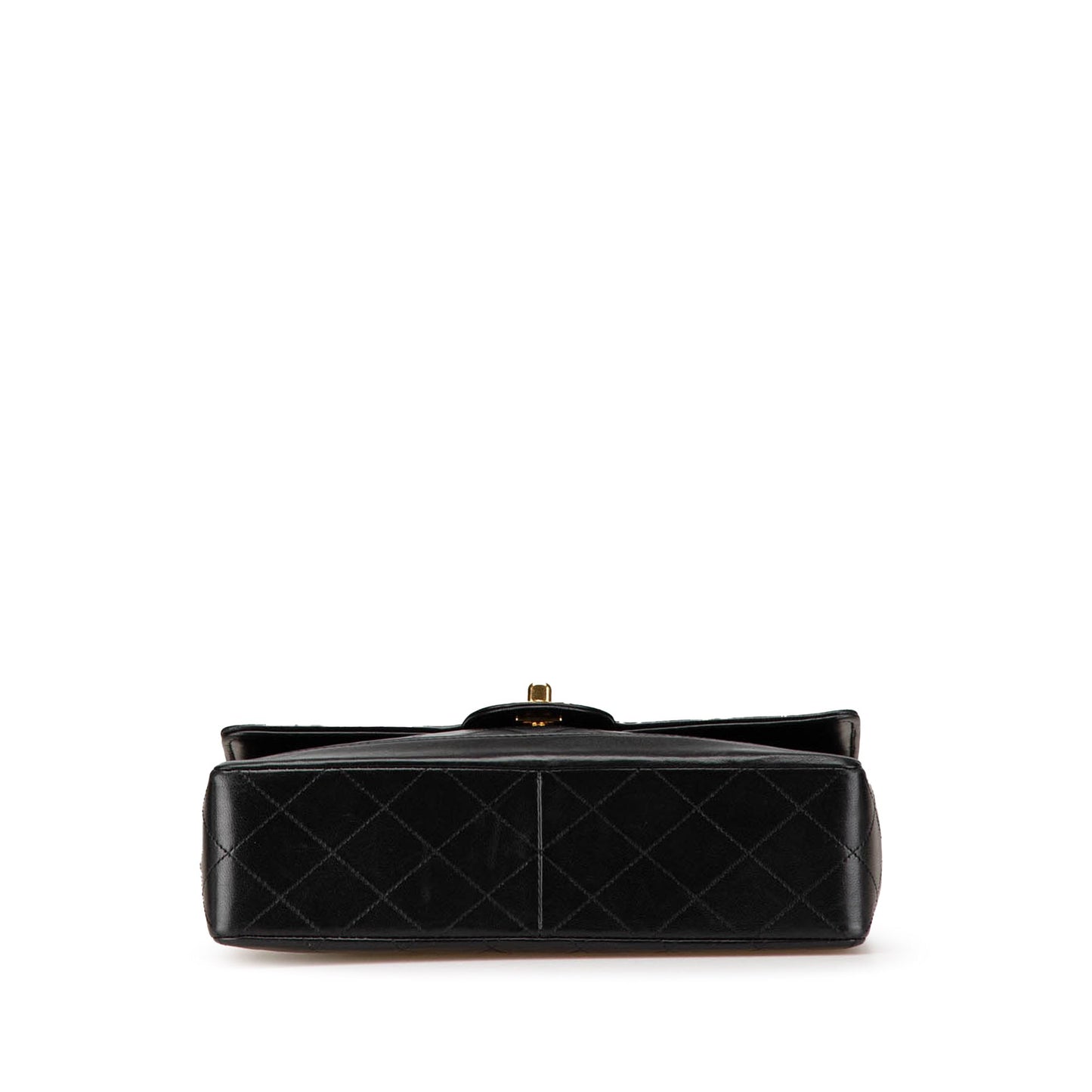 Chanel Medium CC Quilted Lambskin Single Flap Black