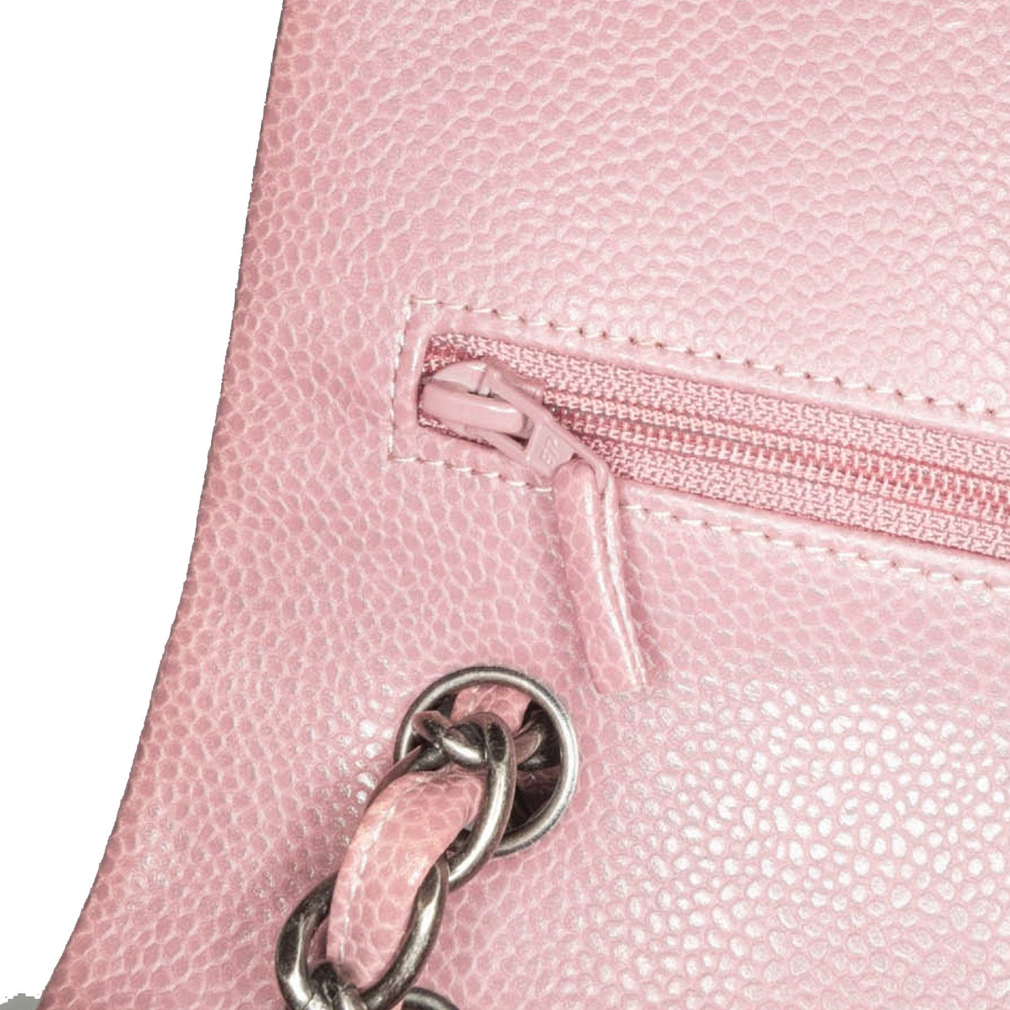 Chanel Jumbo Classic Caviar Double Flap Pink