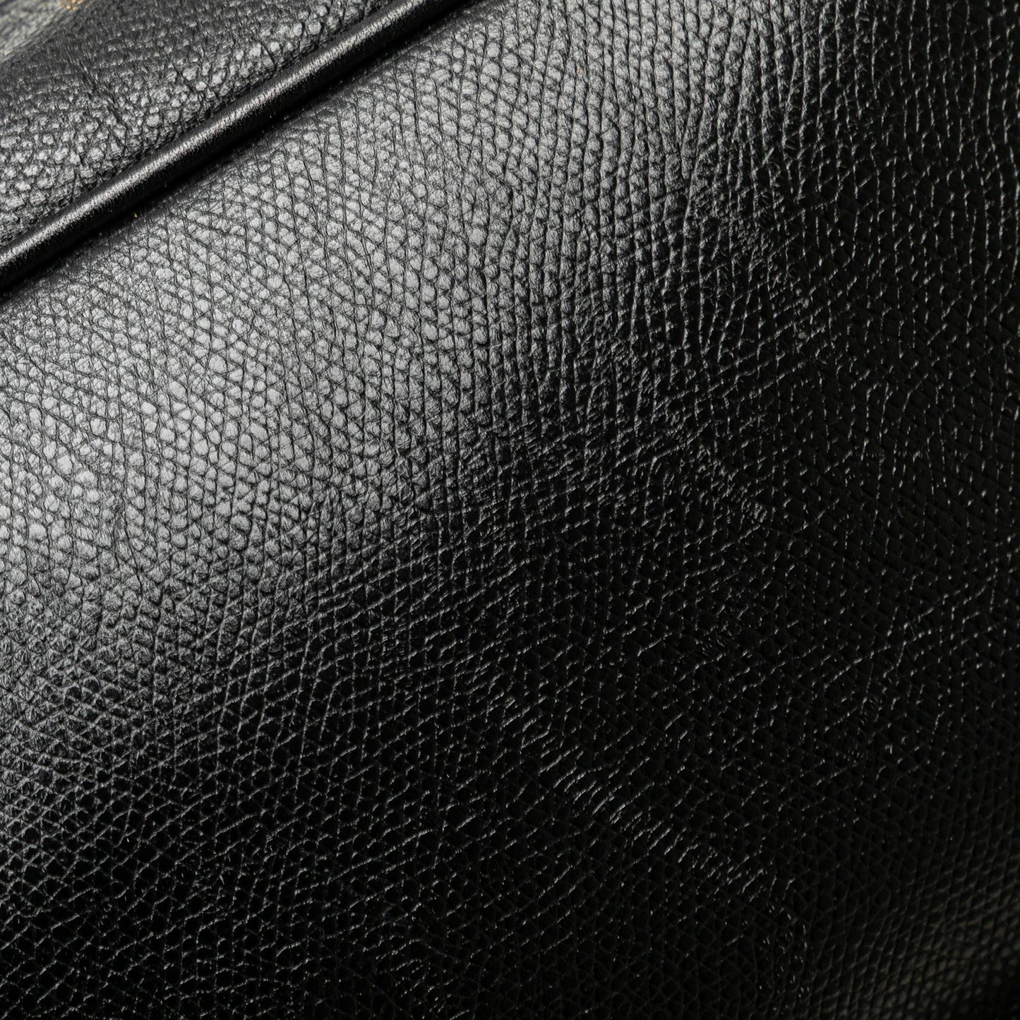 Versace Leather Sunburst Handbag Black