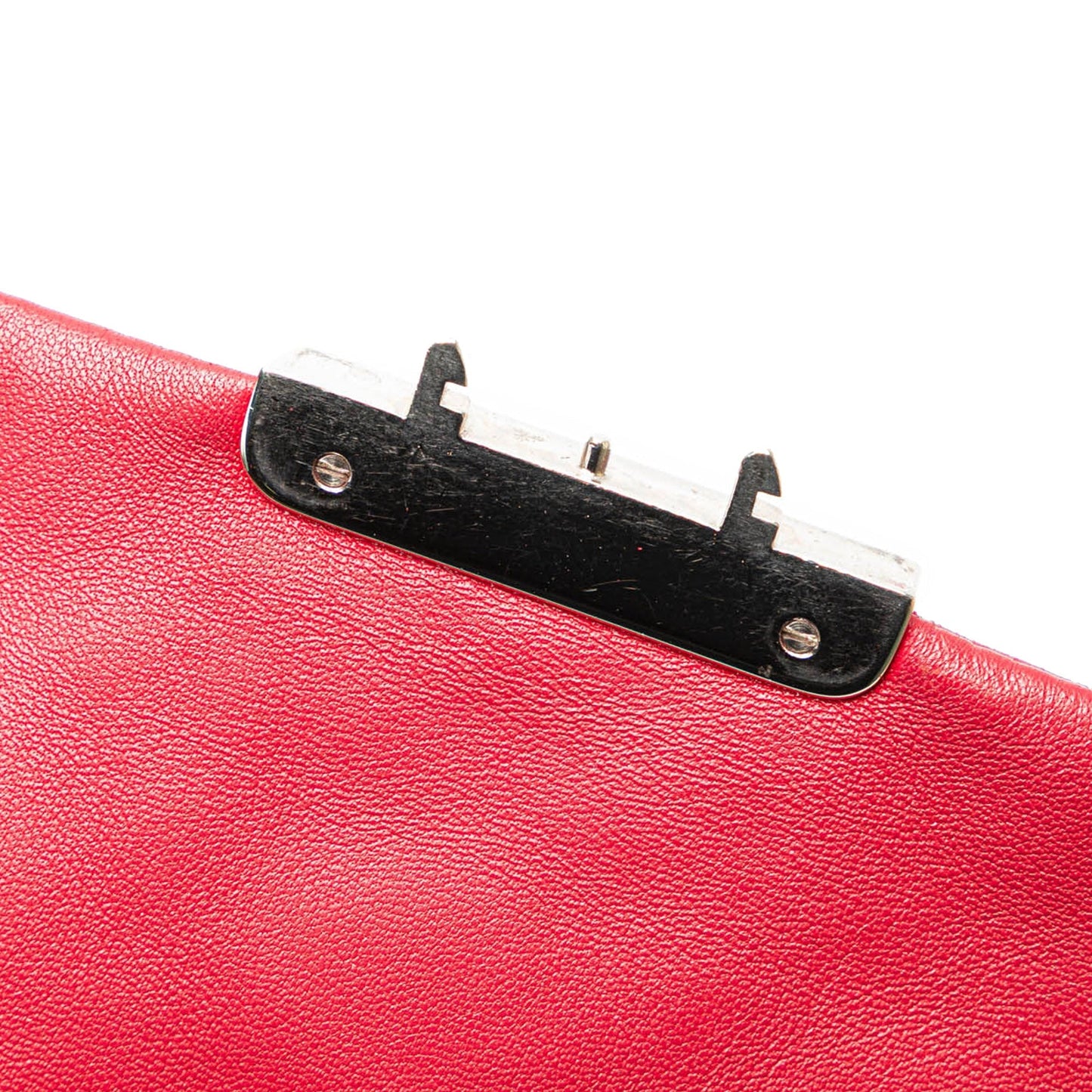 Dior Lambskin Cannage Miss Dior Promenade Crossbody Red