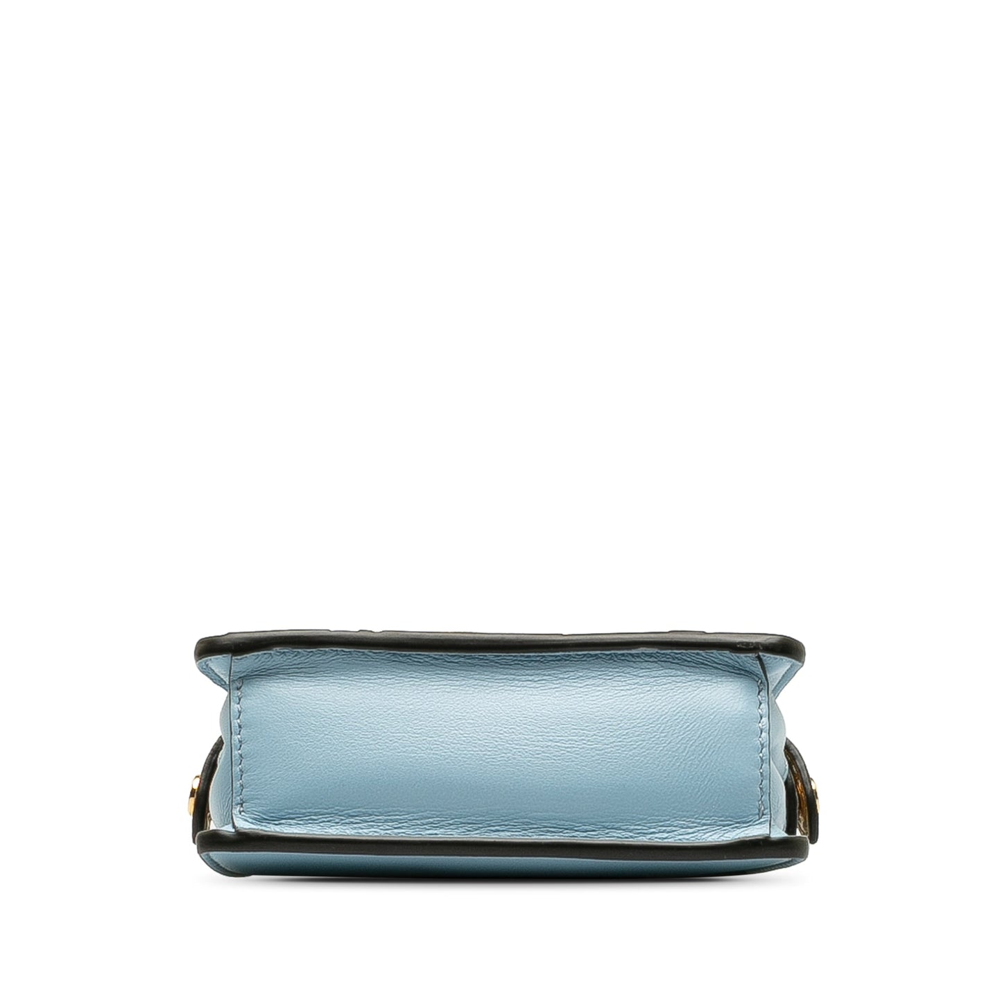 Fendi Nano Rainbow Inlay Peekaboo Satchel Blue