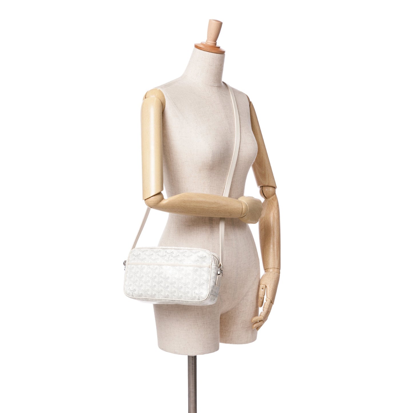 Goyard Goyardine Sac Cap Vert White