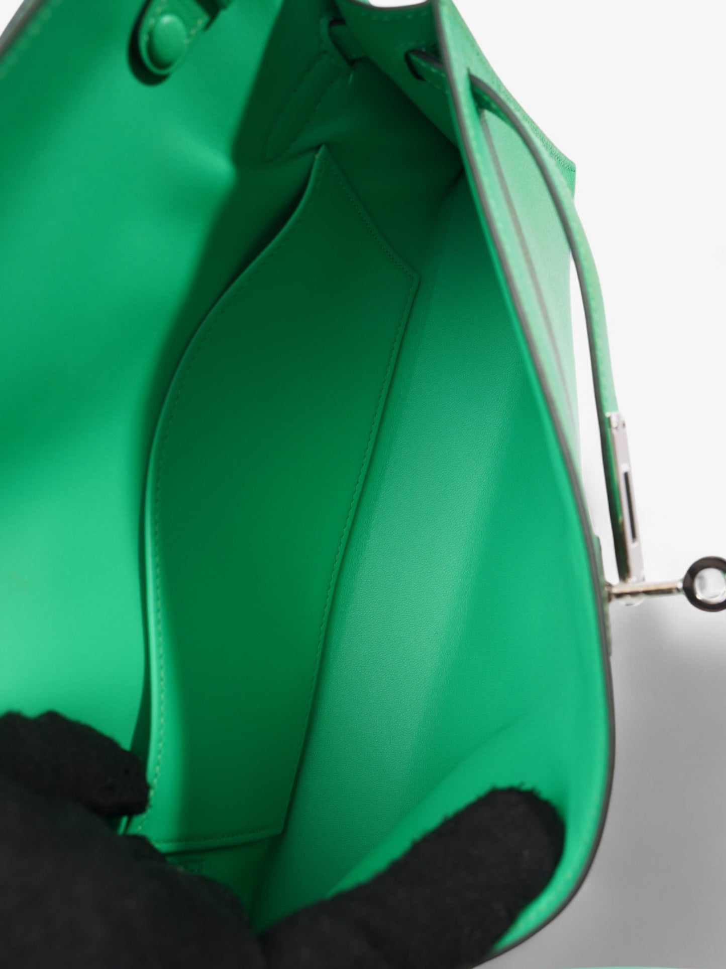 Hermes Kelly Elan Vert Comics Epsom Leather