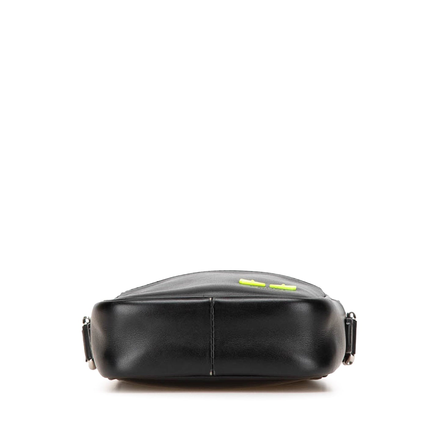 Fendi Small Leather Monster Bug Crossbody Black