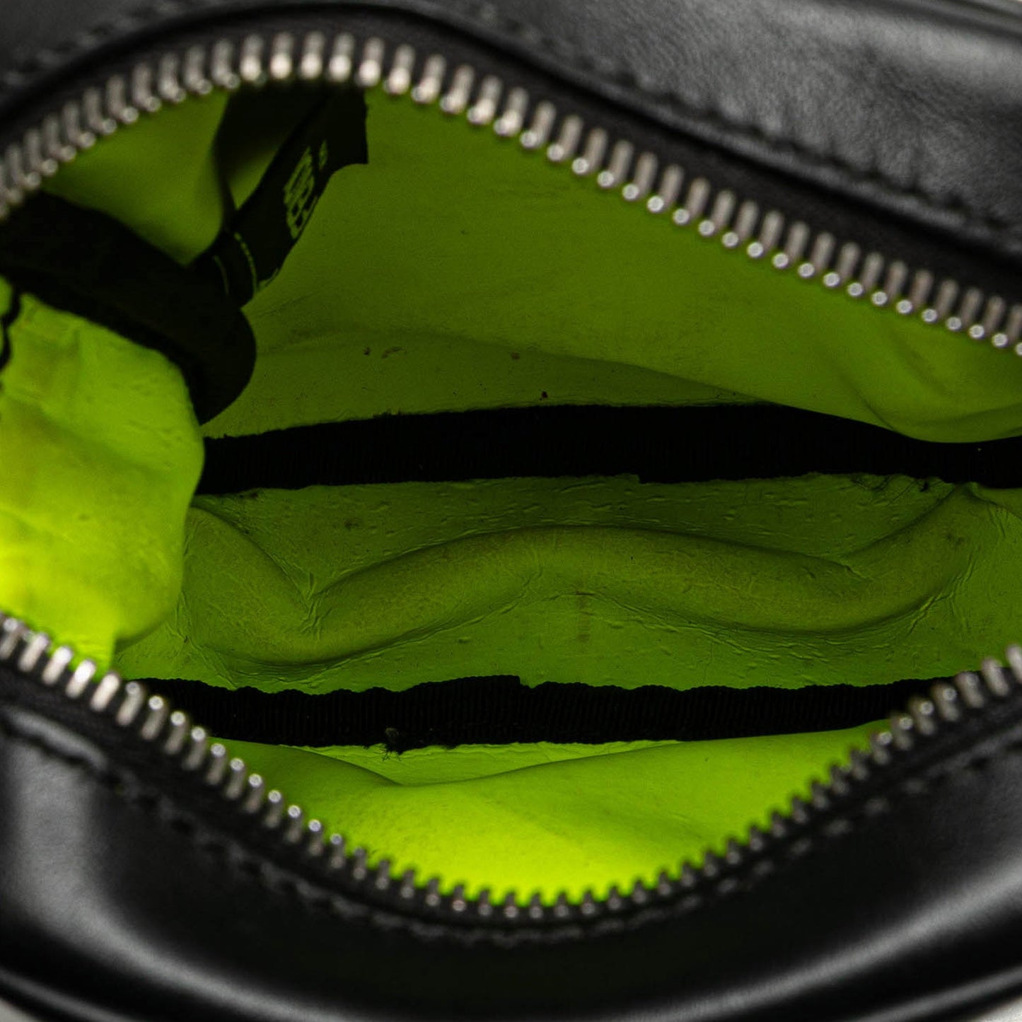 Fendi Small Leather Monster Bug Crossbody Black