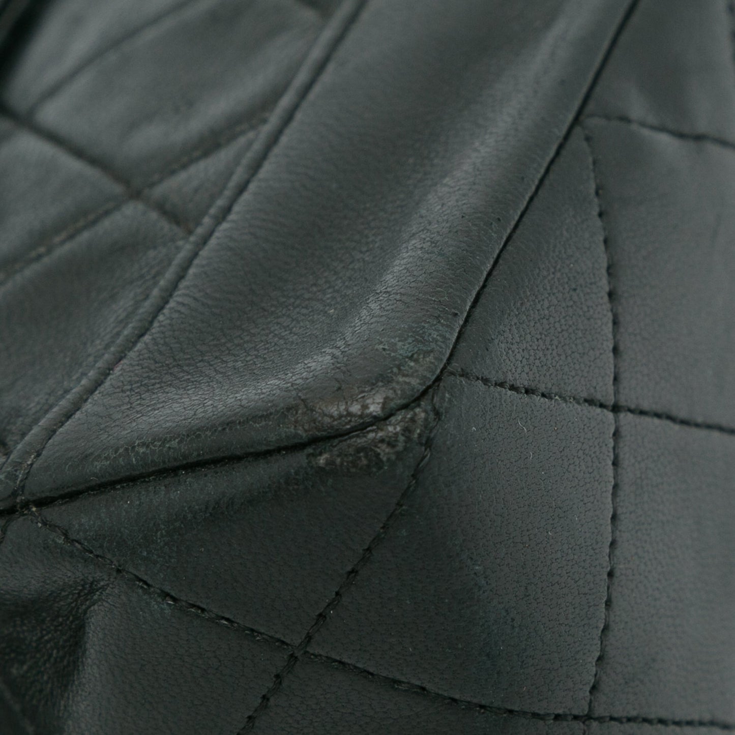 Chanel Quilted Lambskin Shoulder Bag Black