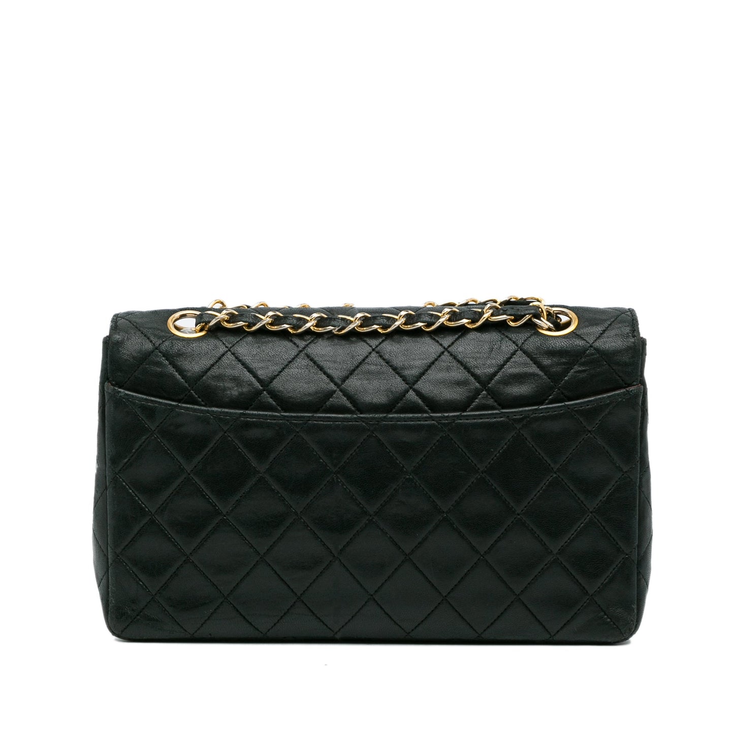 Chanel Quilted Lambskin Shoulder Bag Black