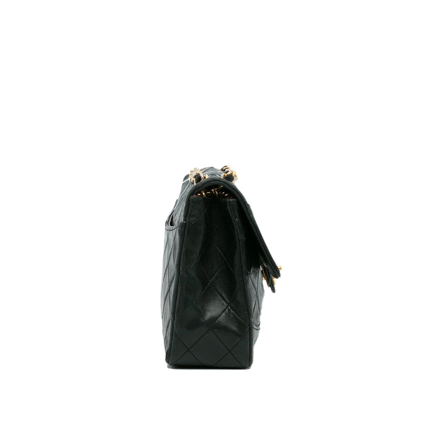 Chanel Quilted Lambskin Shoulder Bag Black