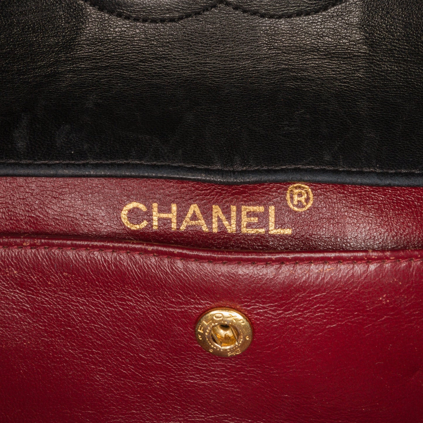 Chanel Quilted Lambskin Shoulder Bag Black