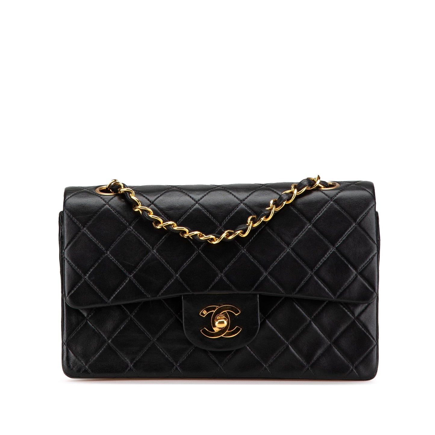Chanel Small Classic Lambskin Double Flap Black