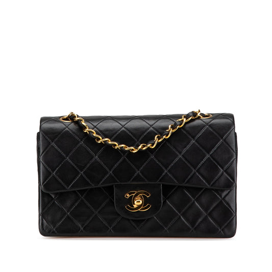 Chanel Small Classic Lambskin Double Flap Black