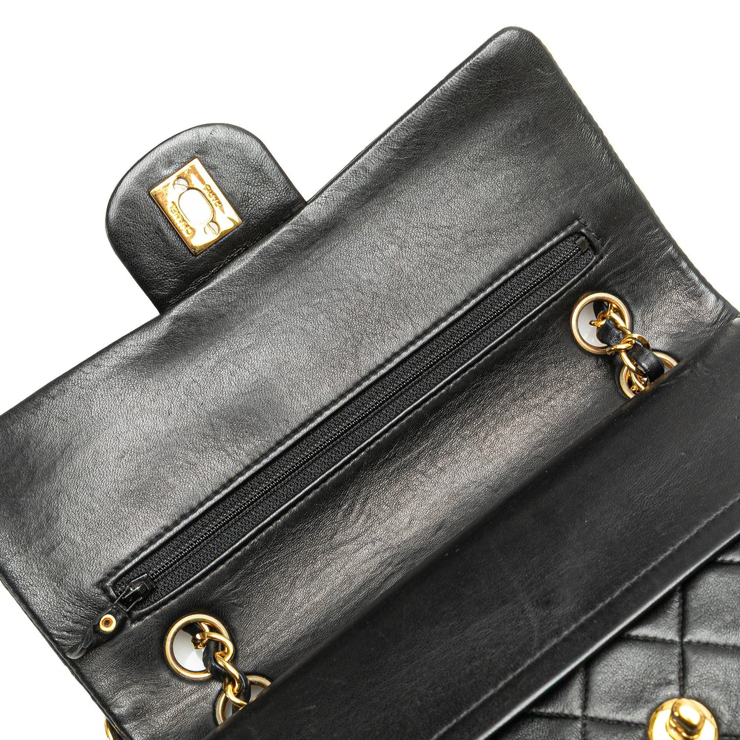 Chanel Small Classic Lambskin Double Flap Black