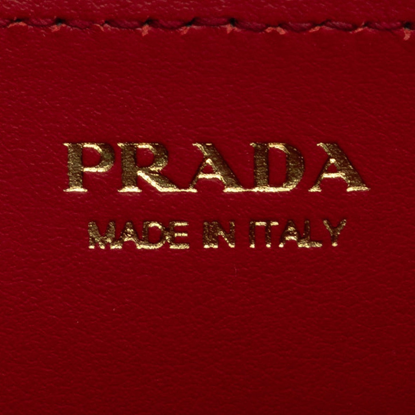 Prada Saffiano City Calf Cahier Heart and Flower Wallet on Chain Black