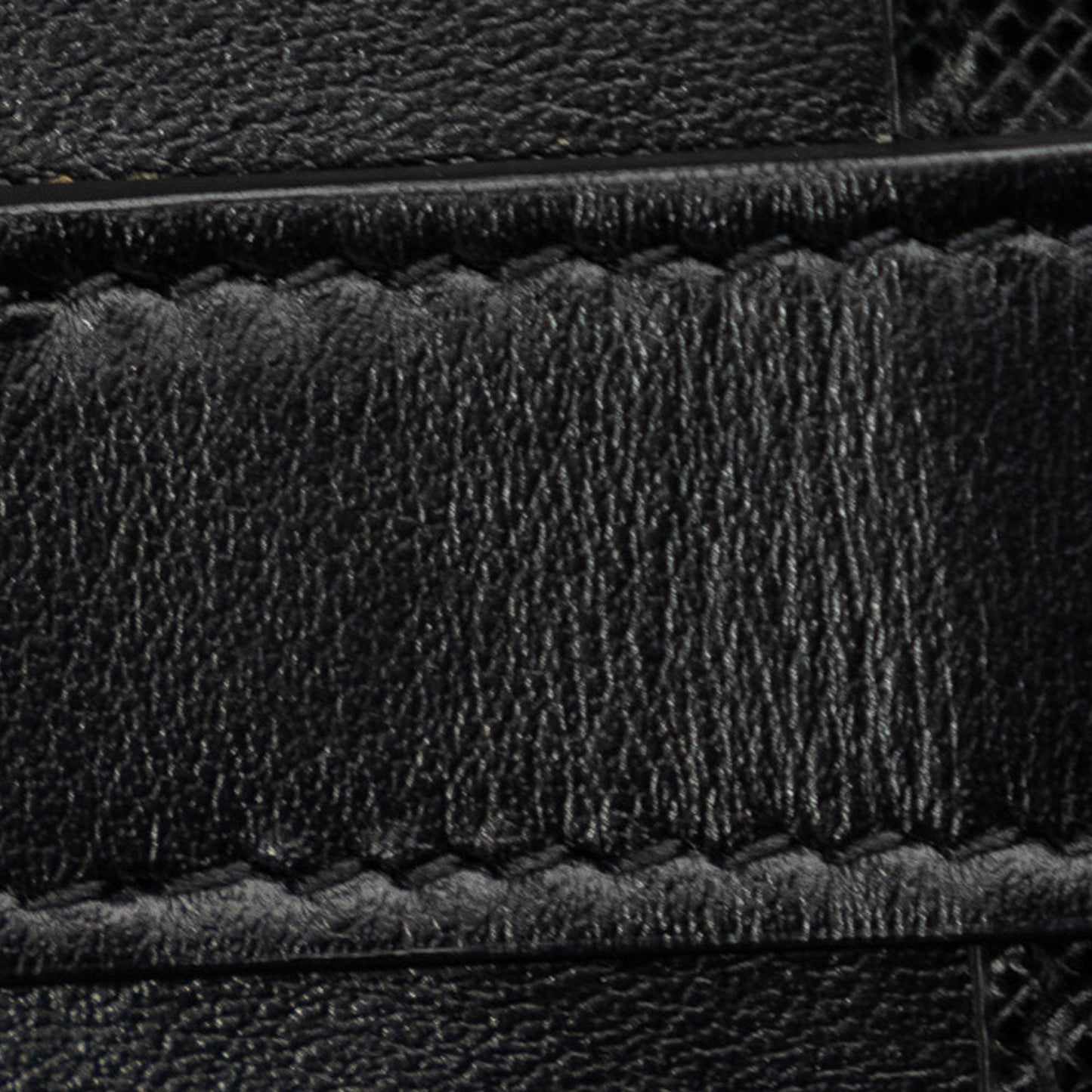 Prada Saffiano City Calf Cahier Heart and Flower Wallet on Chain Black