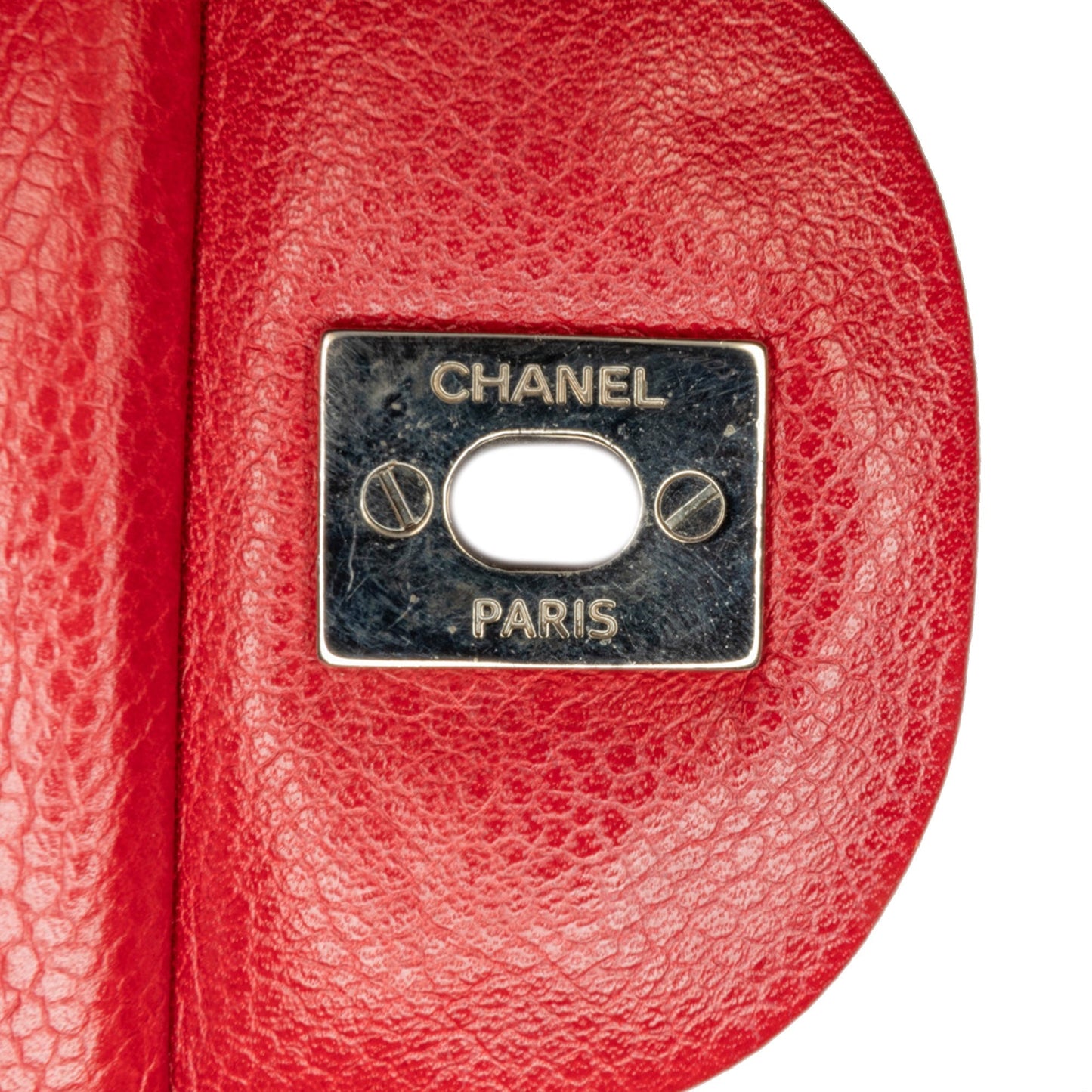 Chanel Maxi Classic Caviar Double Flap Red