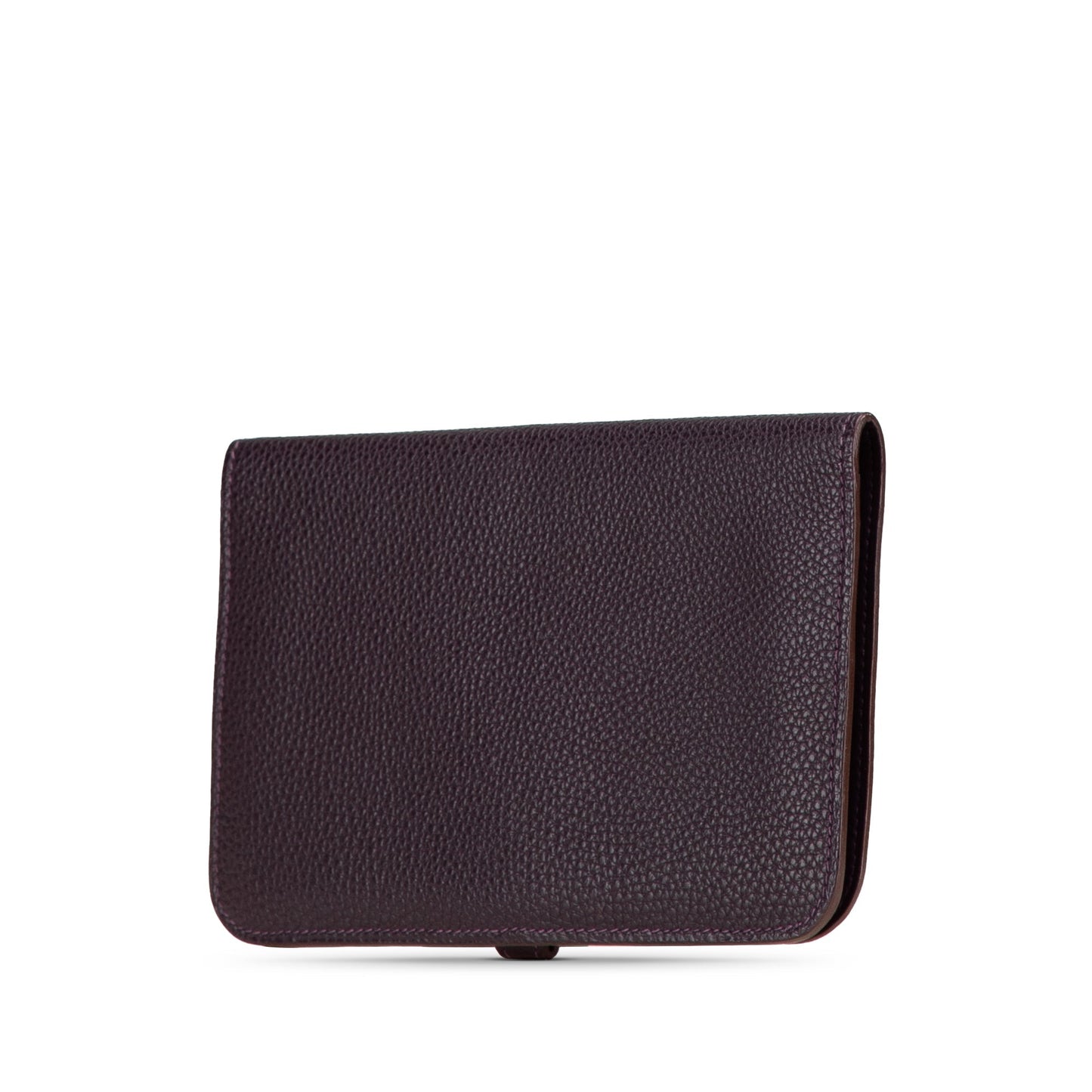 Hermès Togo Dogon Wallet GM Purple