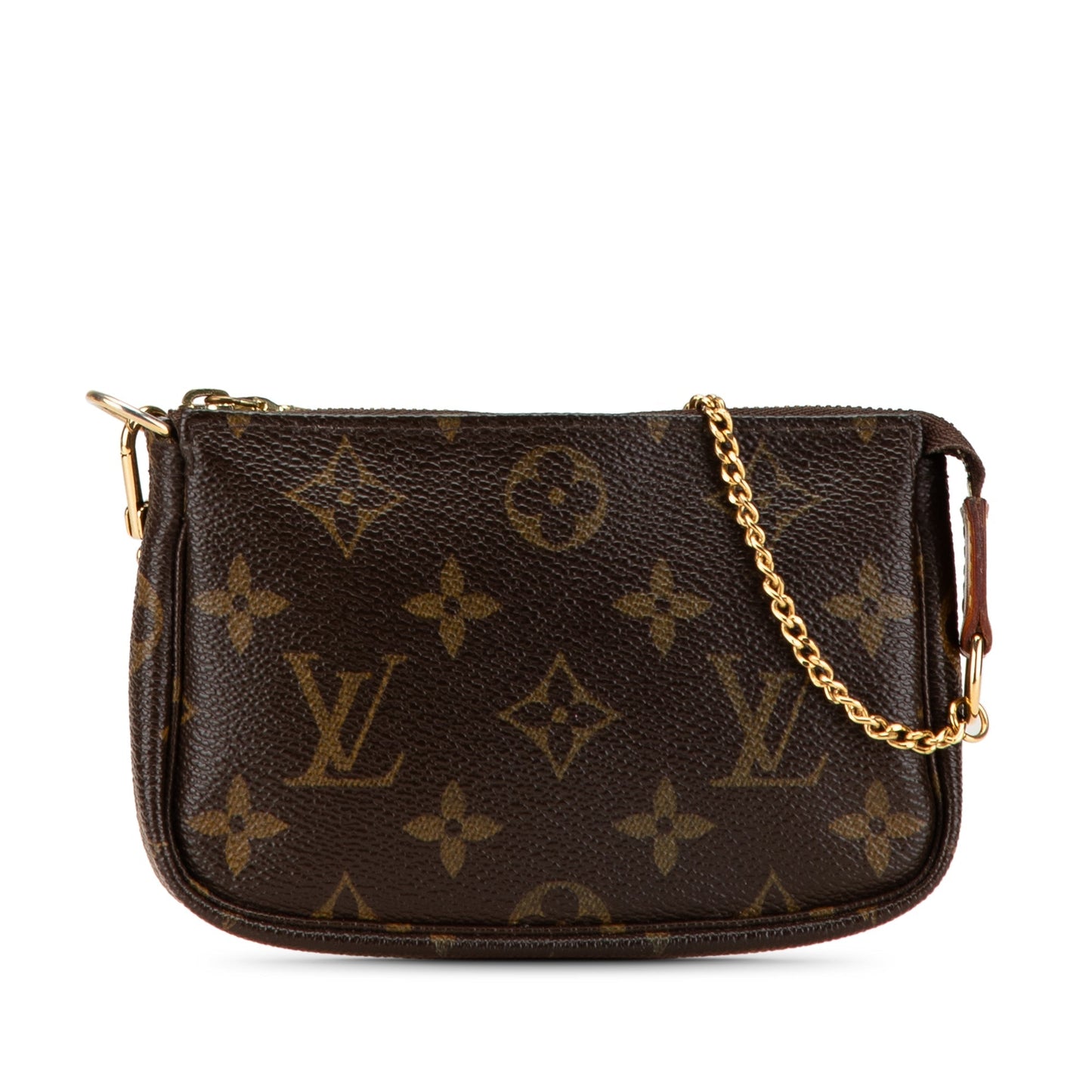 Louis Vuitton Monogram Mini Pochette Accessoires Brown