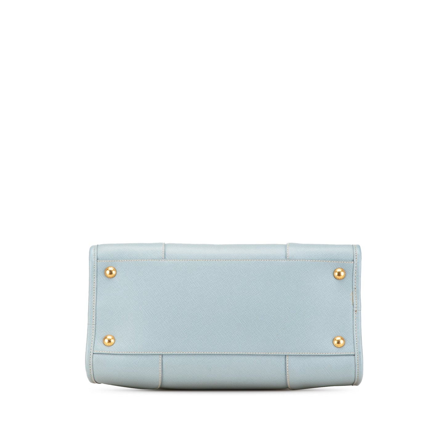 Prada Saffiano Lux Shopping Tote Blue