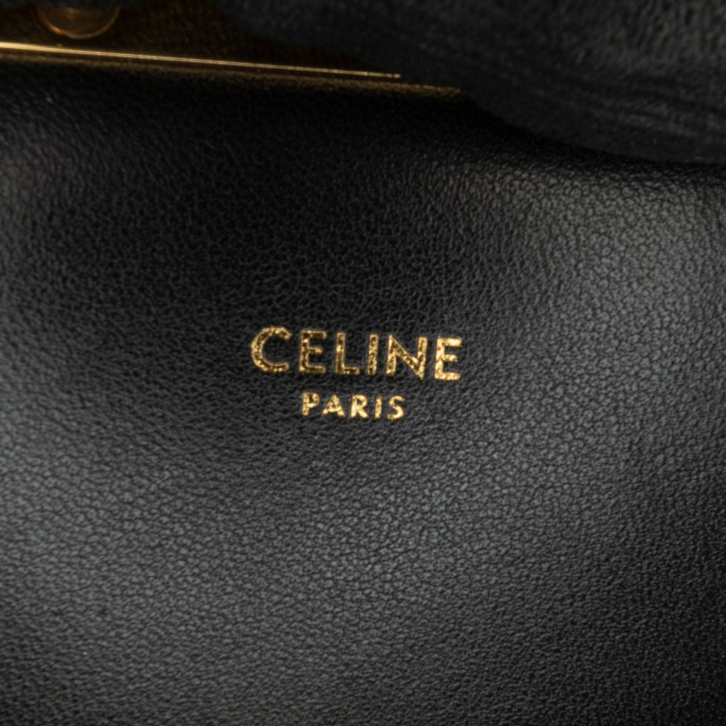Celine Embroidered Canvas Triomphe Crossbody White
