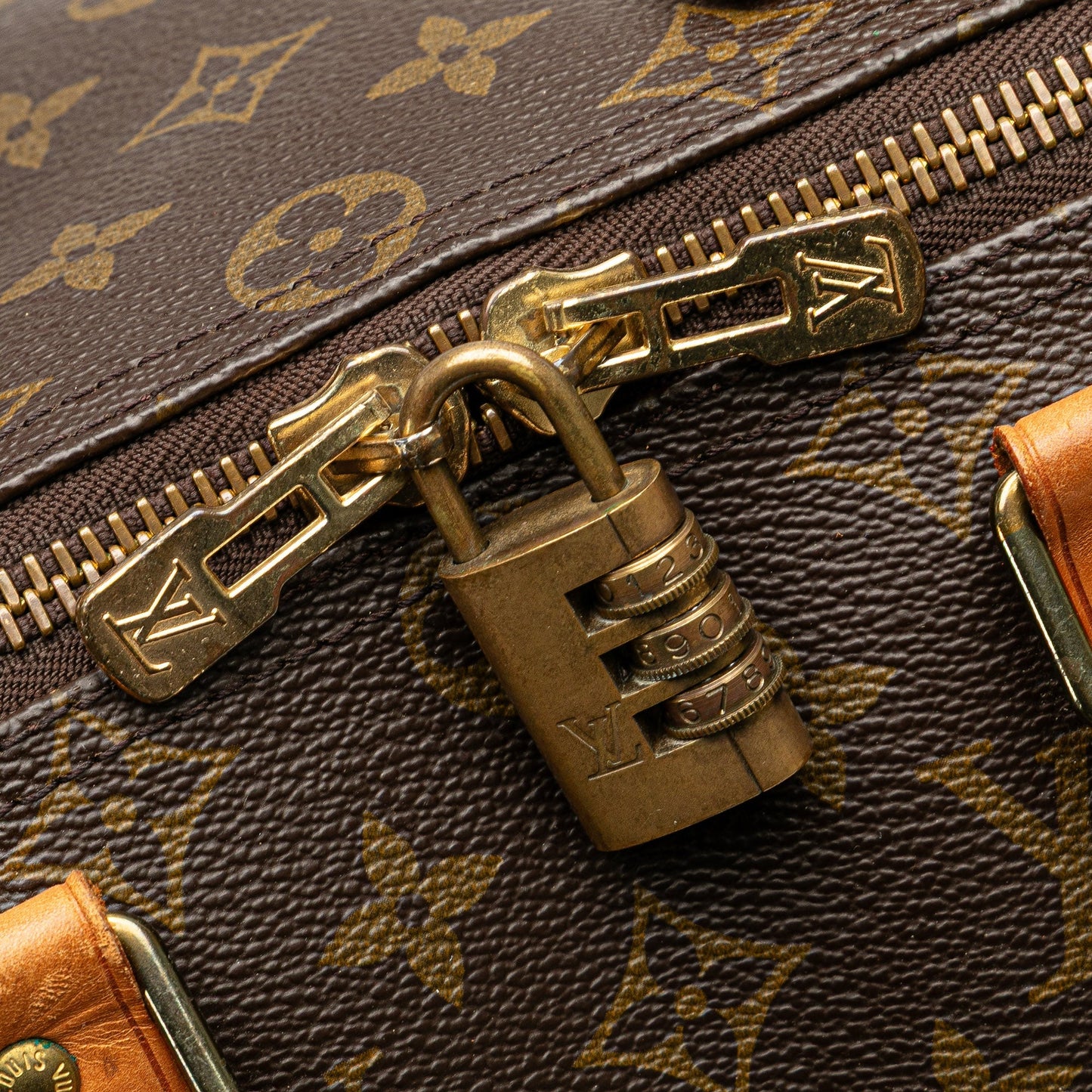 Louis Vuitton Monogram Keepall 45 Brown