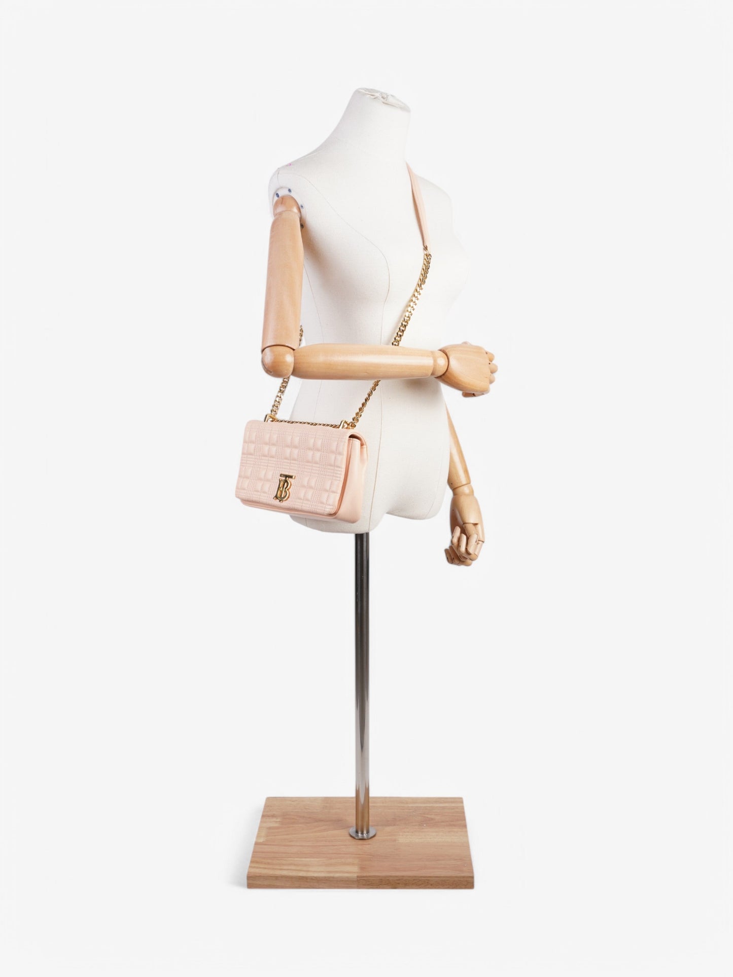 Burberry Lola Bag Nude Leather One size