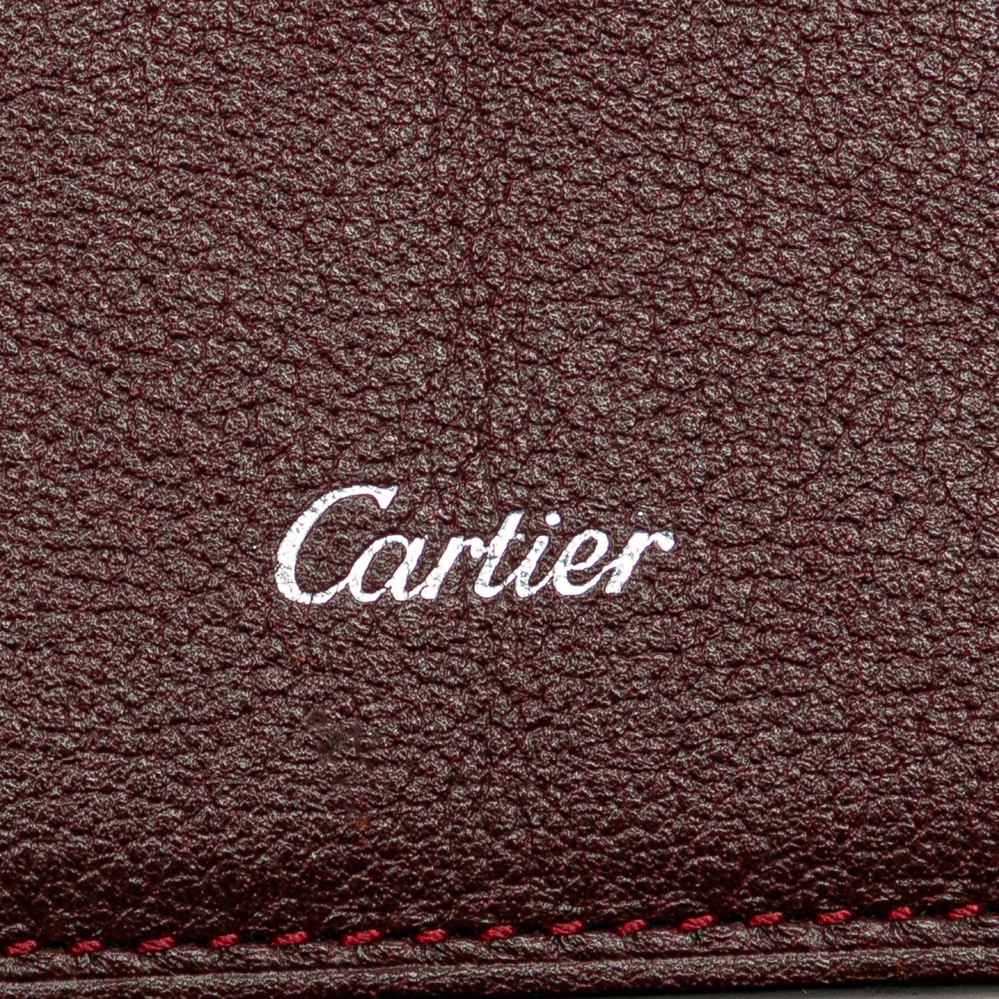 Cartier Leather Must De Cartier Long Wallet Black