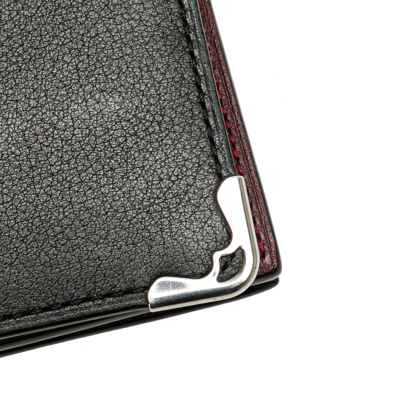 Cartier Leather Must De Cartier Long Wallet Black
