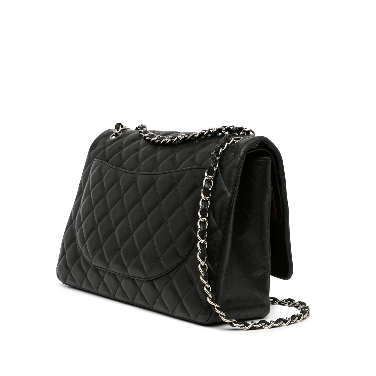 Chanel Maxi Classic Lambskin Double Flap Black