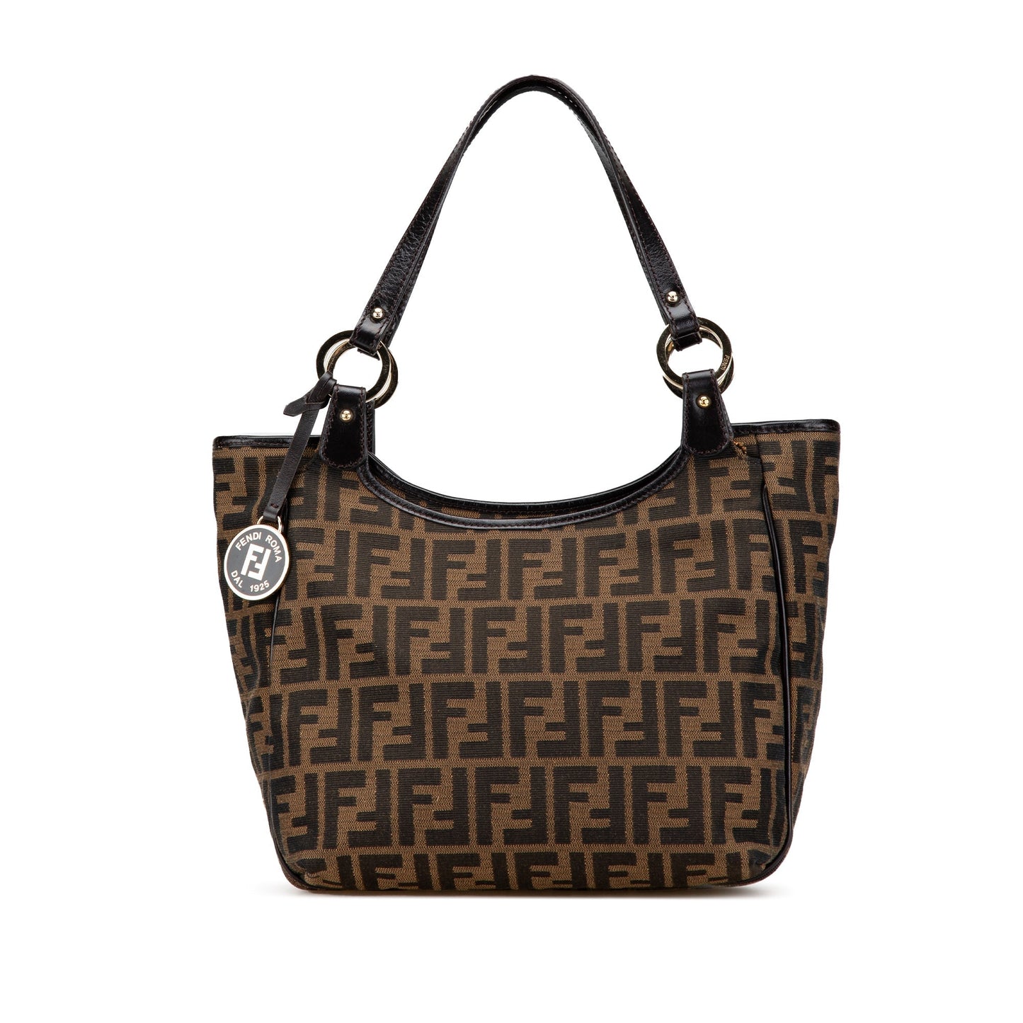 Fendi Zucca Canvas Chef Tote Brown