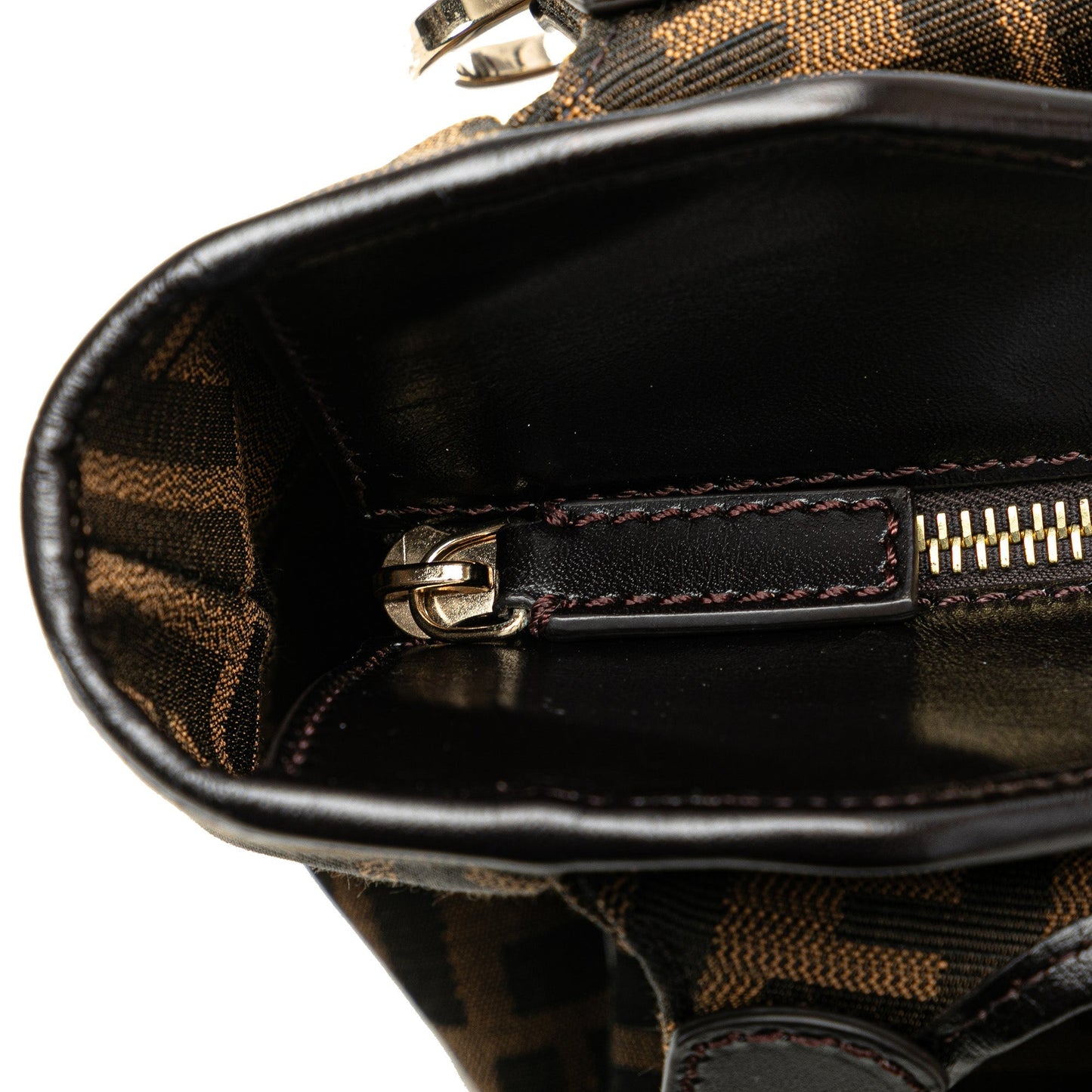 Fendi Zucca Canvas Chef Tote Brown