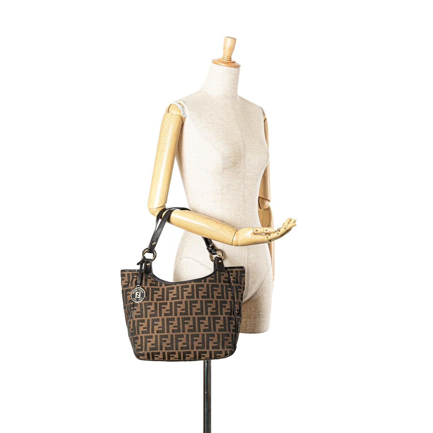 Fendi Zucca Canvas Chef Tote Brown