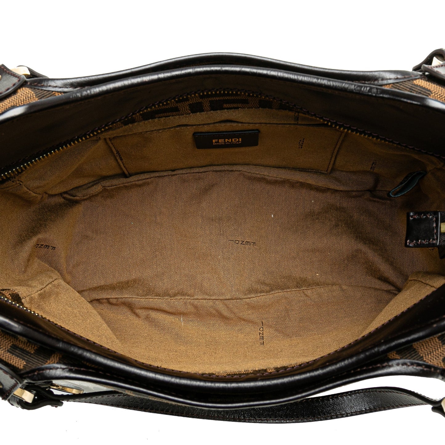 Fendi Zucca Canvas Chef Tote Brown