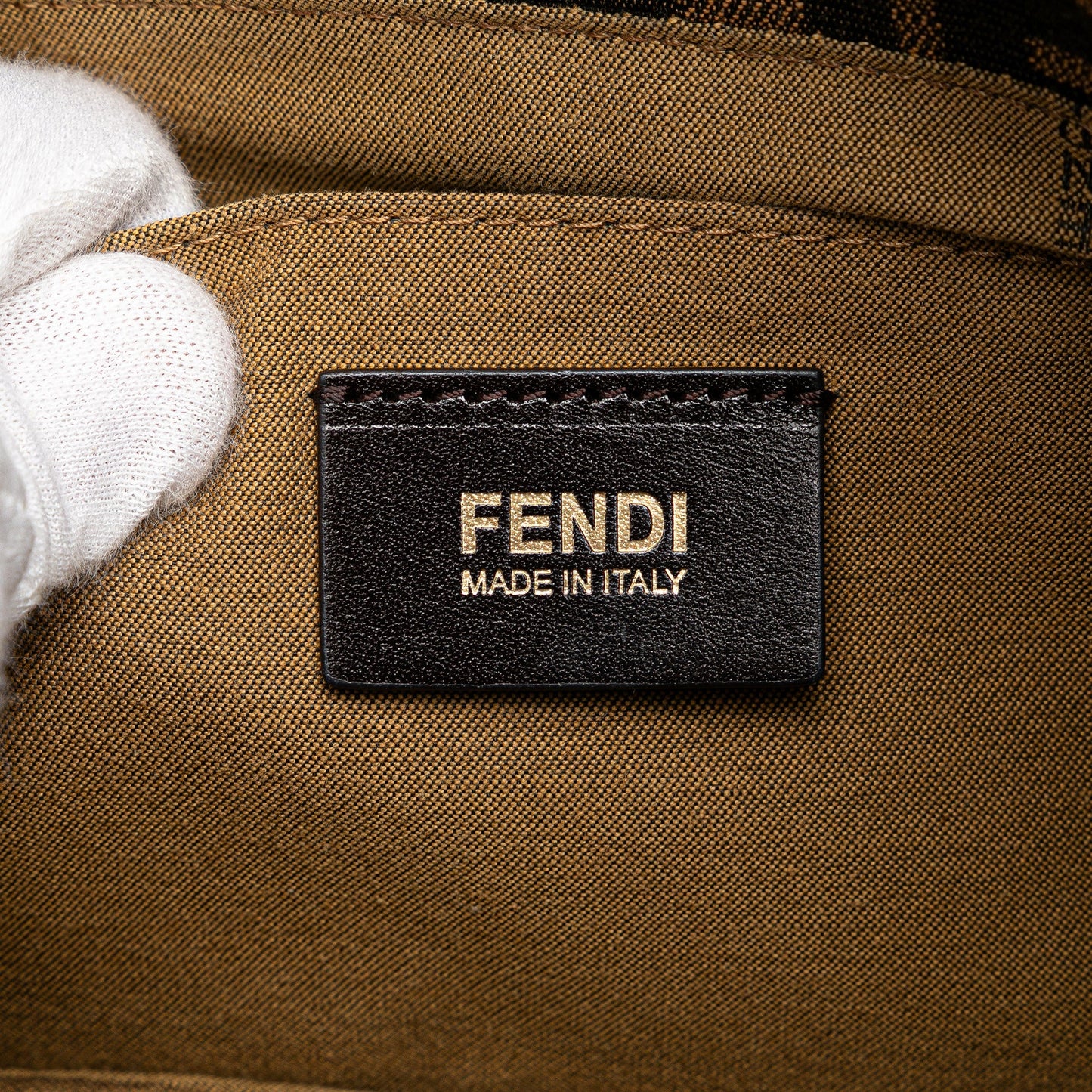 Fendi Zucca Canvas Chef Tote Brown