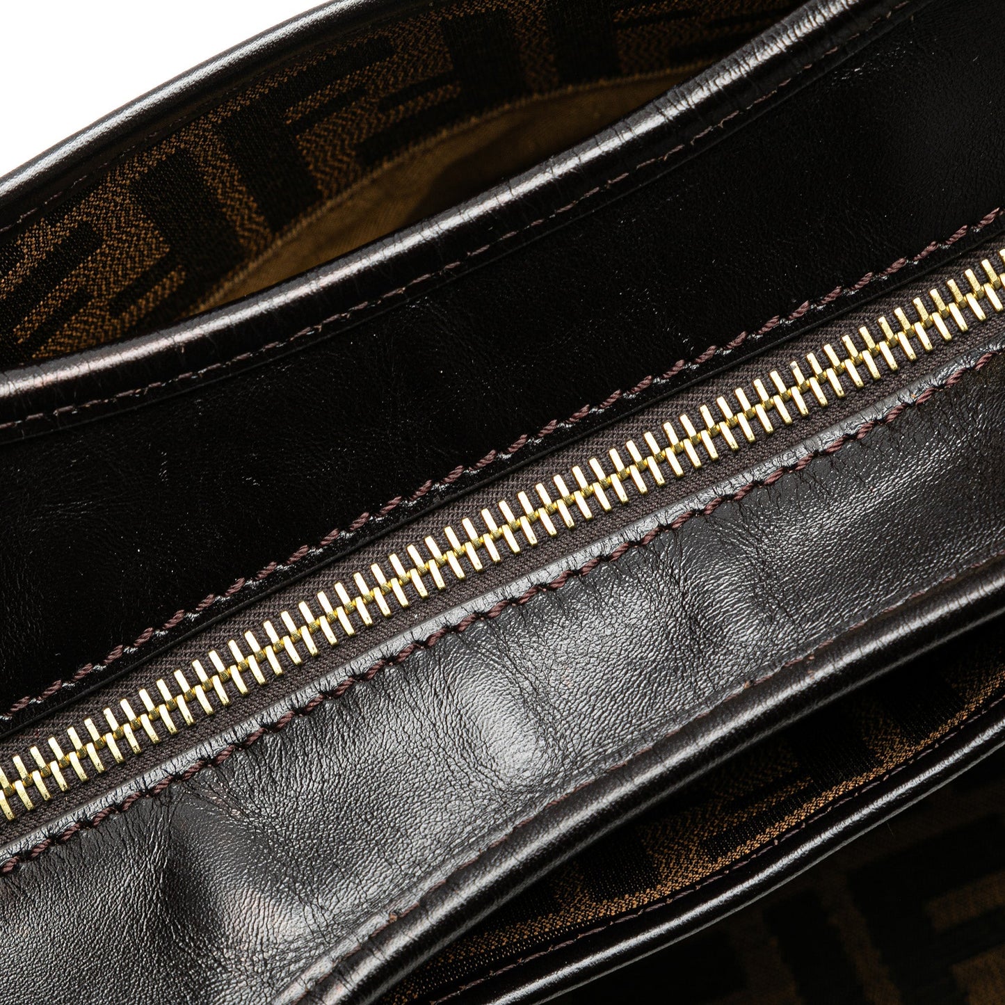 Fendi Zucca Canvas Chef Tote Brown