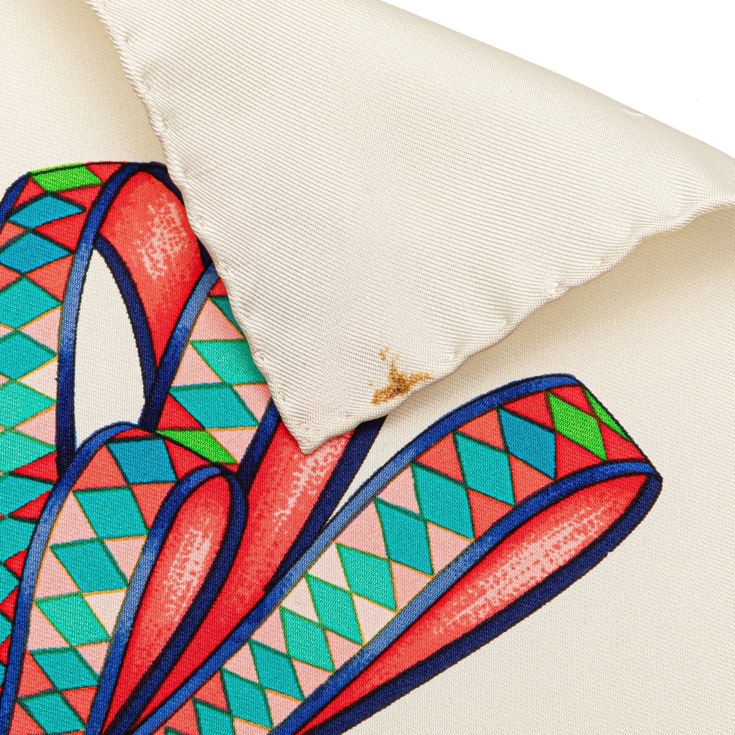 Sattars Les Rubans du Cheval Silk Scarf White